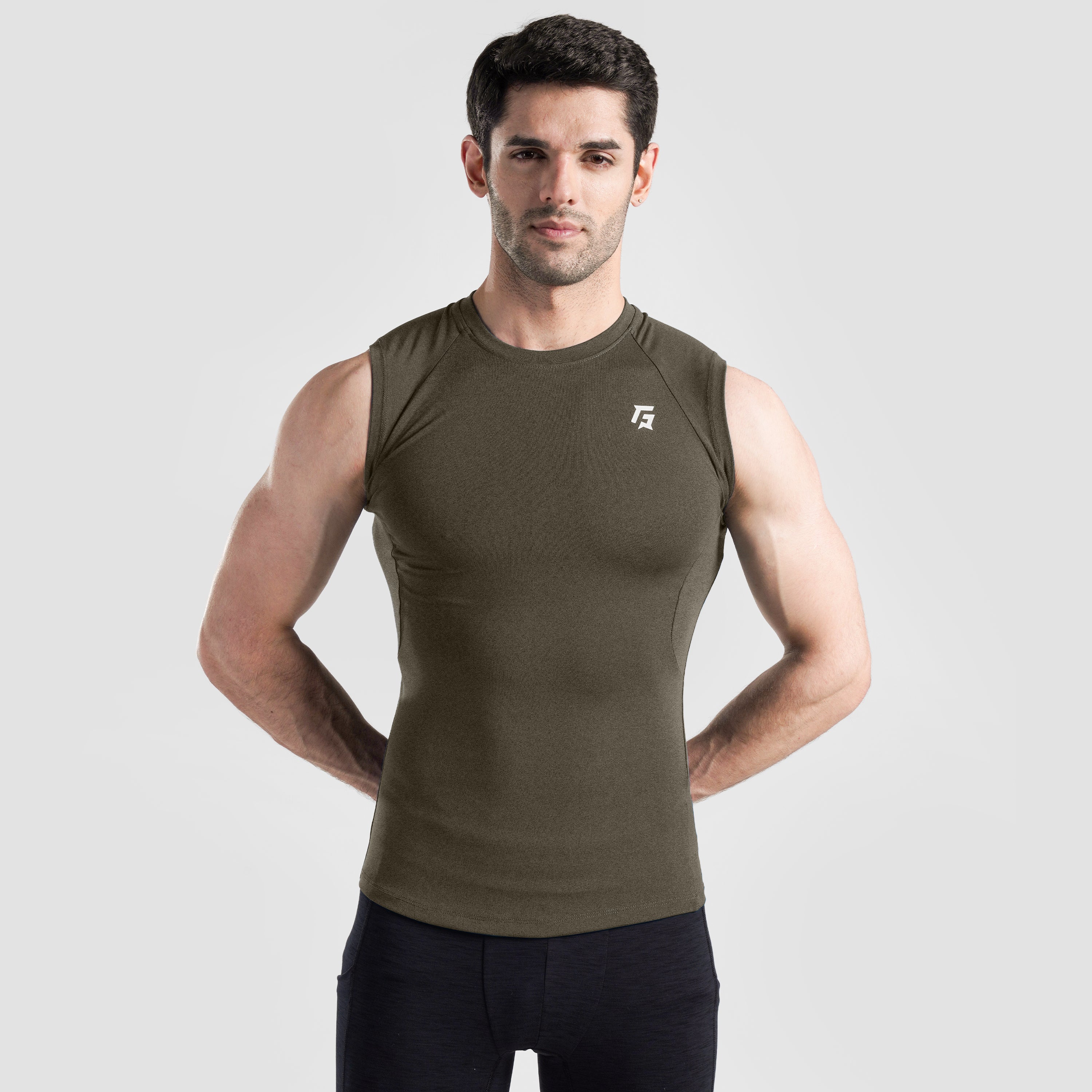 GA Compression Sleeveless 2.0 (Olive)