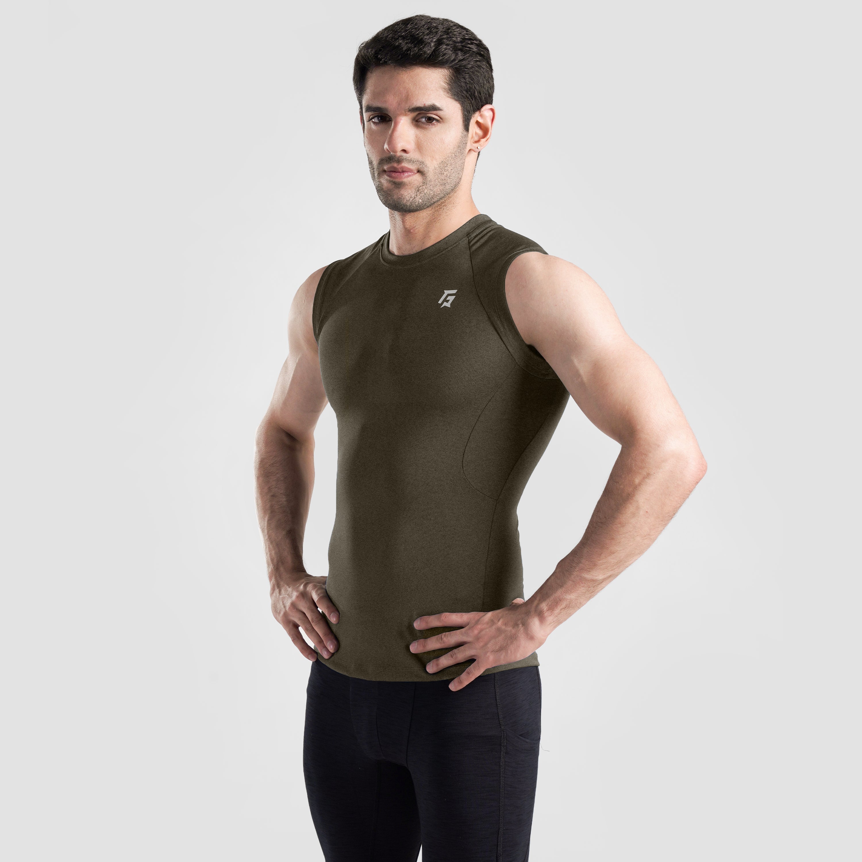 GA Compression Sleeveless 2.0 (Olive)