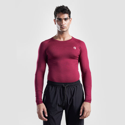 GA Compression Long Sleeves 2.0 (Maroon)