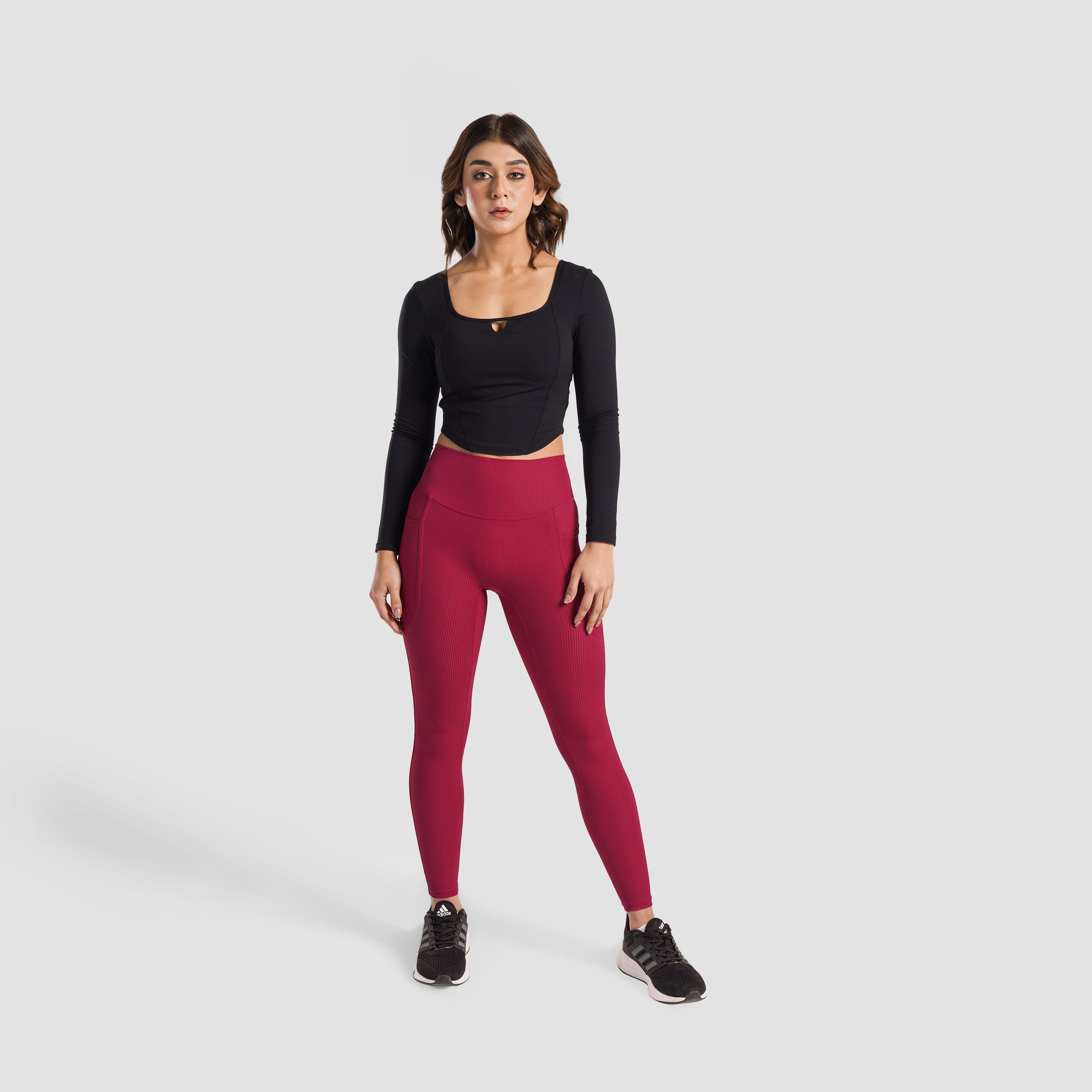 Performance Seamless Leggings (Plum)