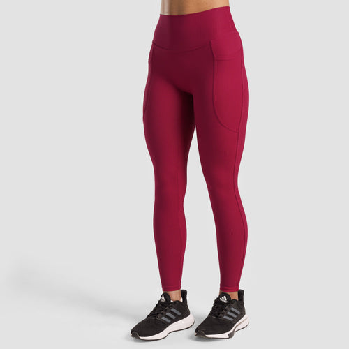 Performance Seamless Leggings (Plum)