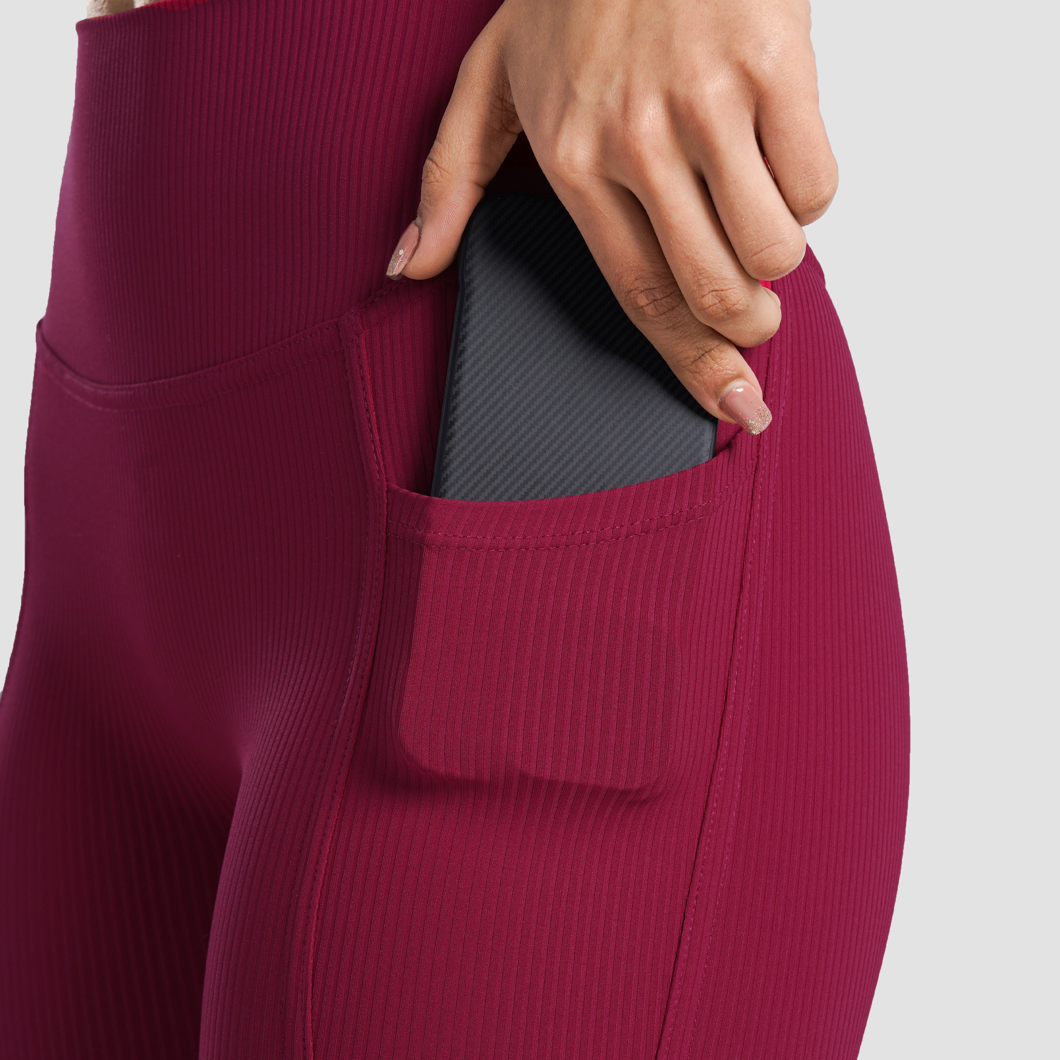 Performance Seamless Leggings (Plum)