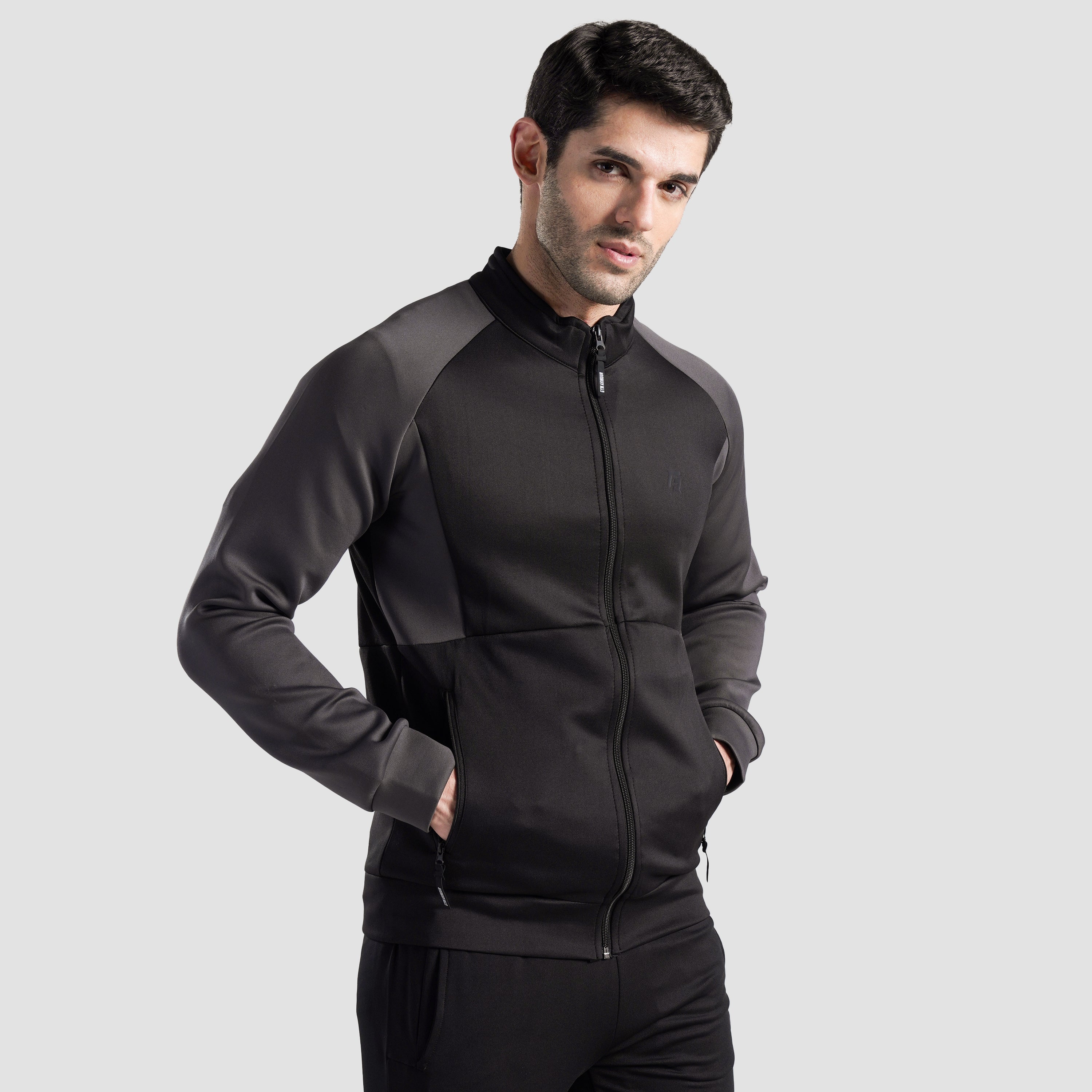 Drift Jacket (Charcoal-Black)