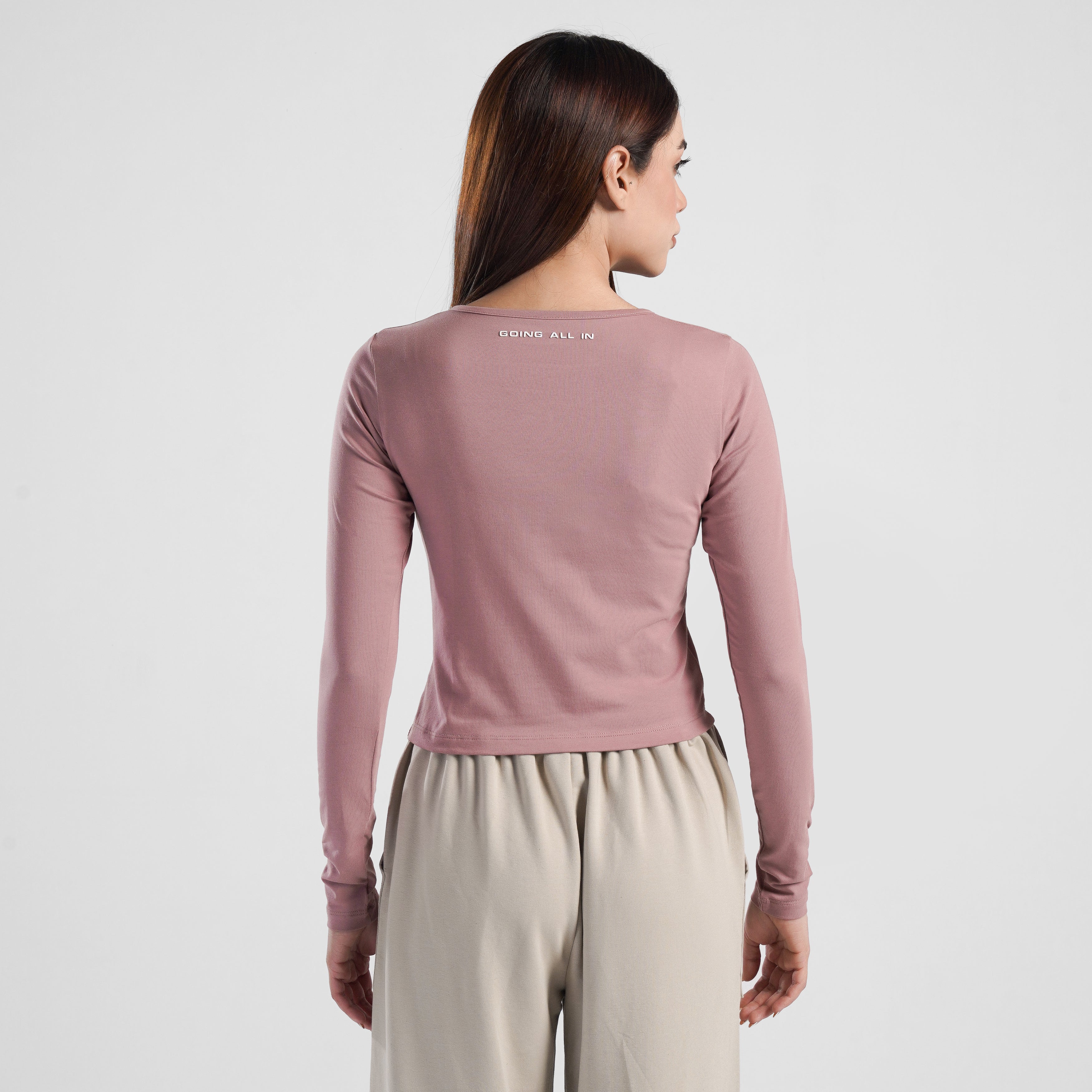 Rush Fit Top (Dusty Pink)