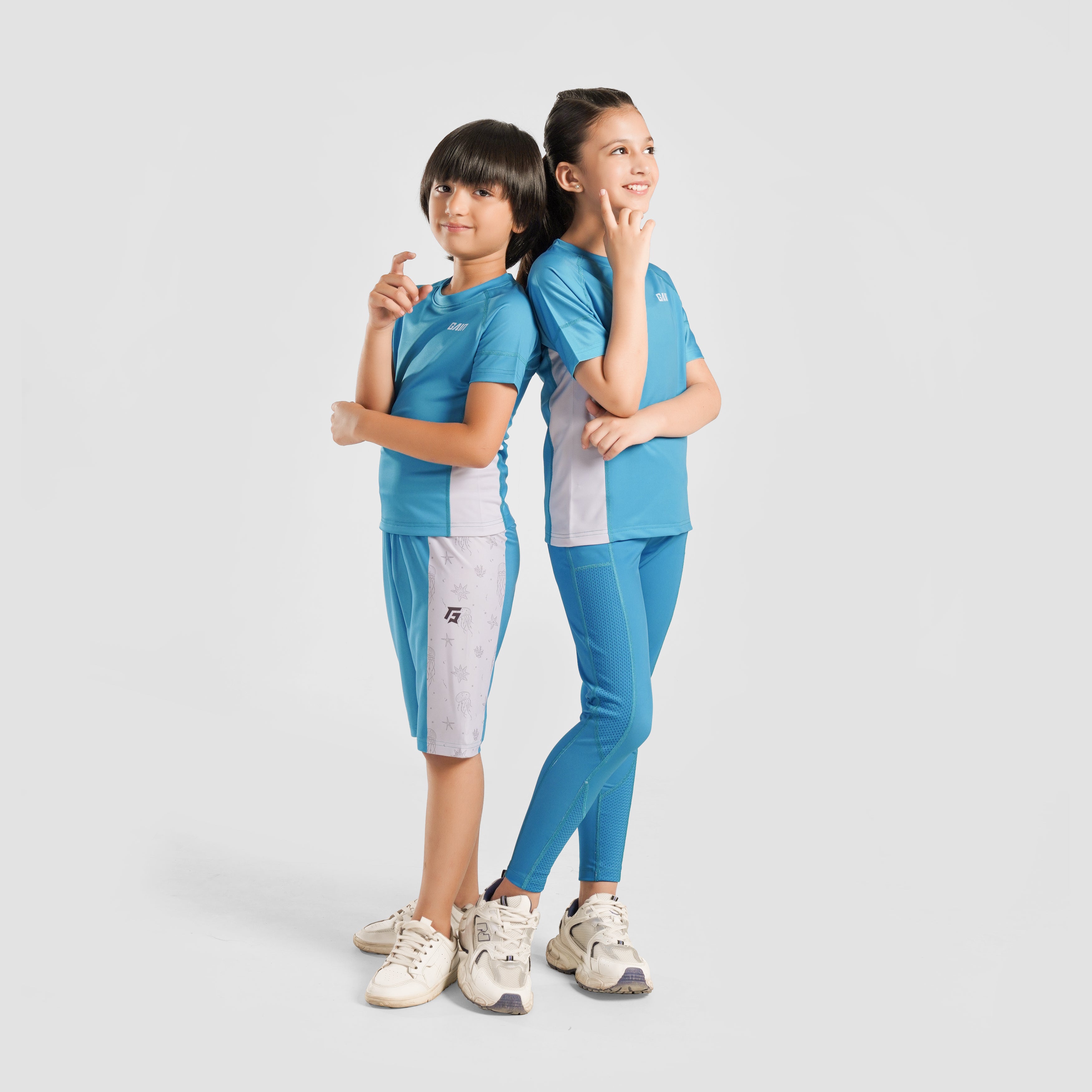 Swimrider Tee (Aqua Blue)