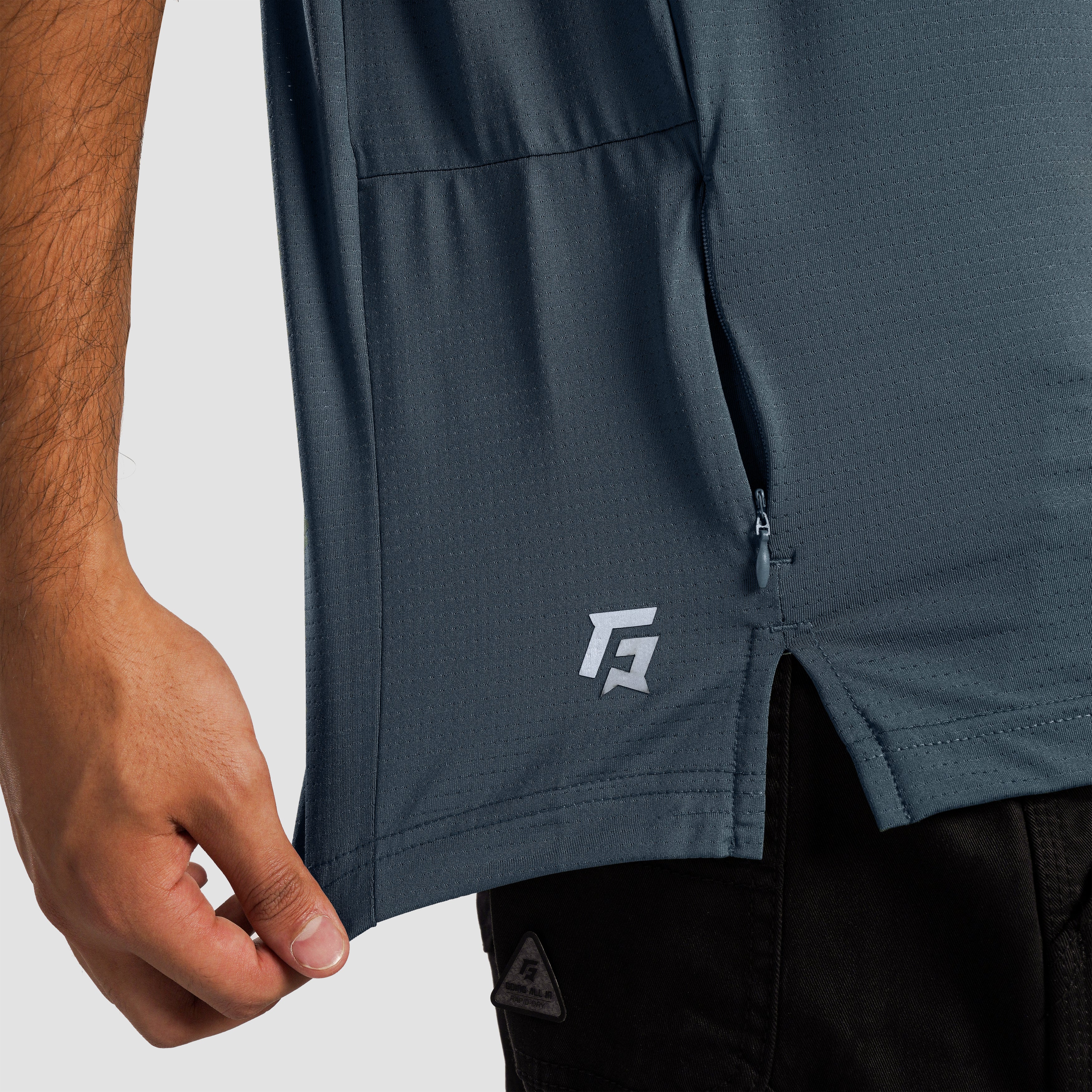 Pedal Push Tee (Dark Grey)