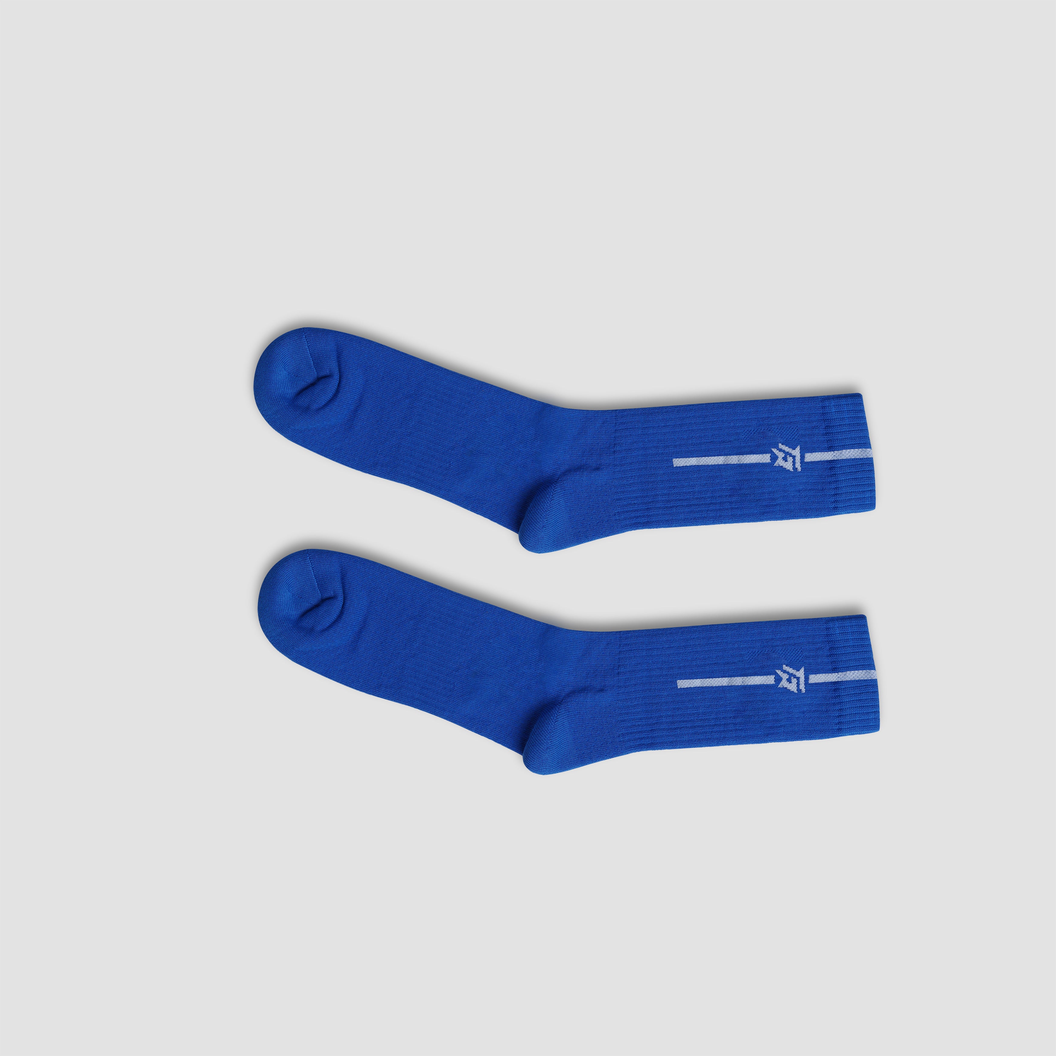 StrideGuard Crew Socks (Blue)