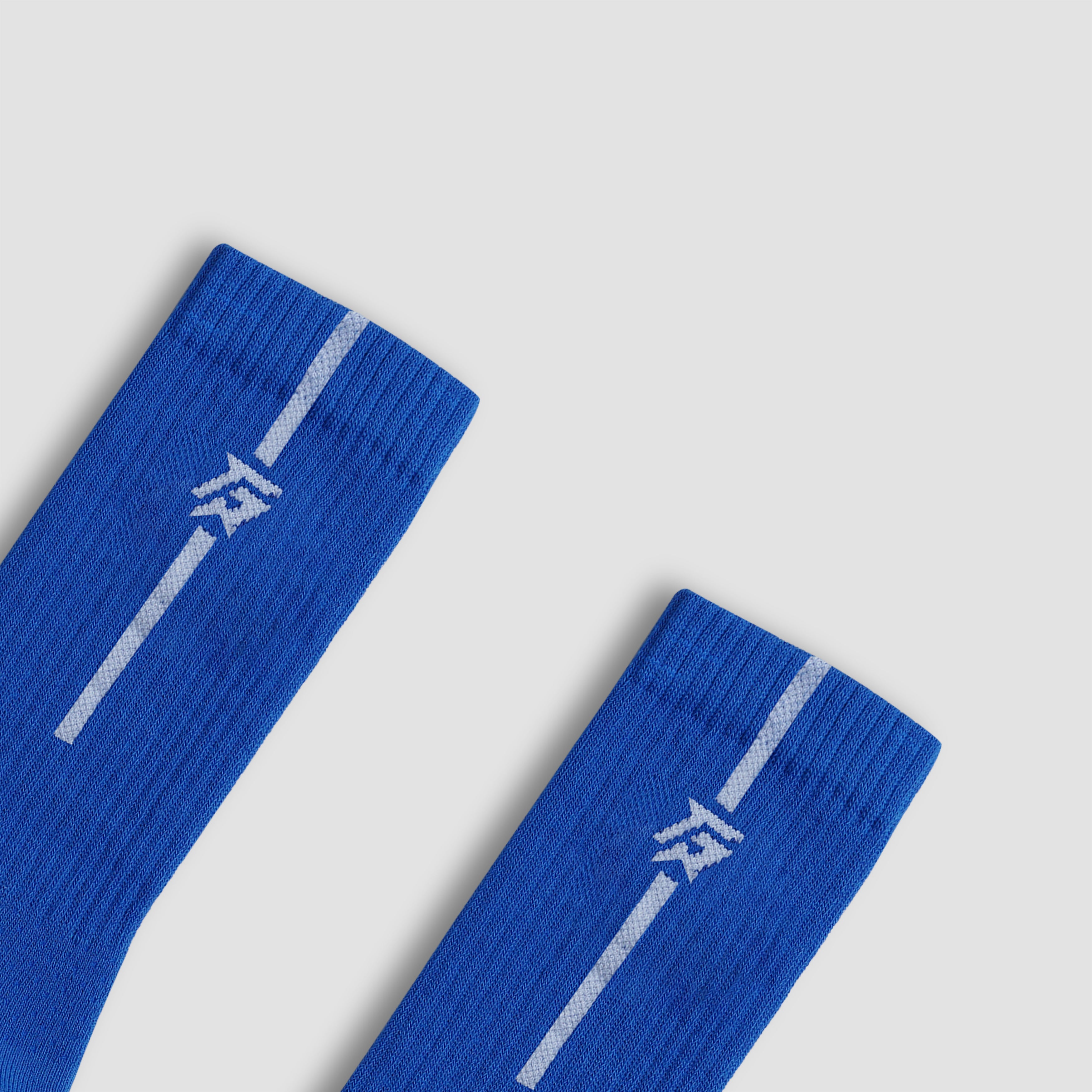 StrideGuard Crew Socks (Blue)