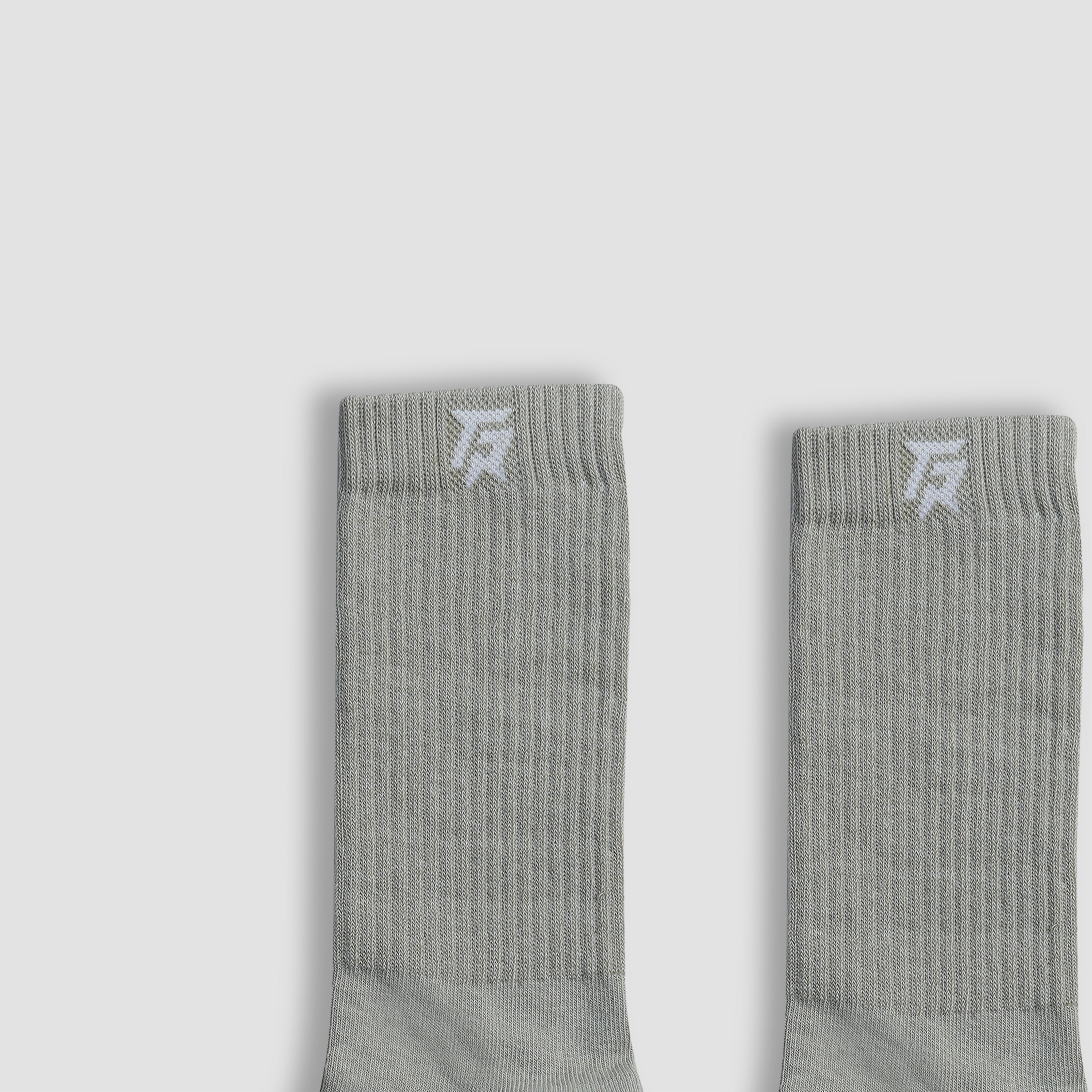 Cloud Hue Crew Socks (Dull Sage)