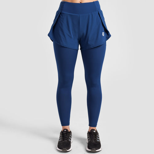 Compression Leggings Shorts (Teal)