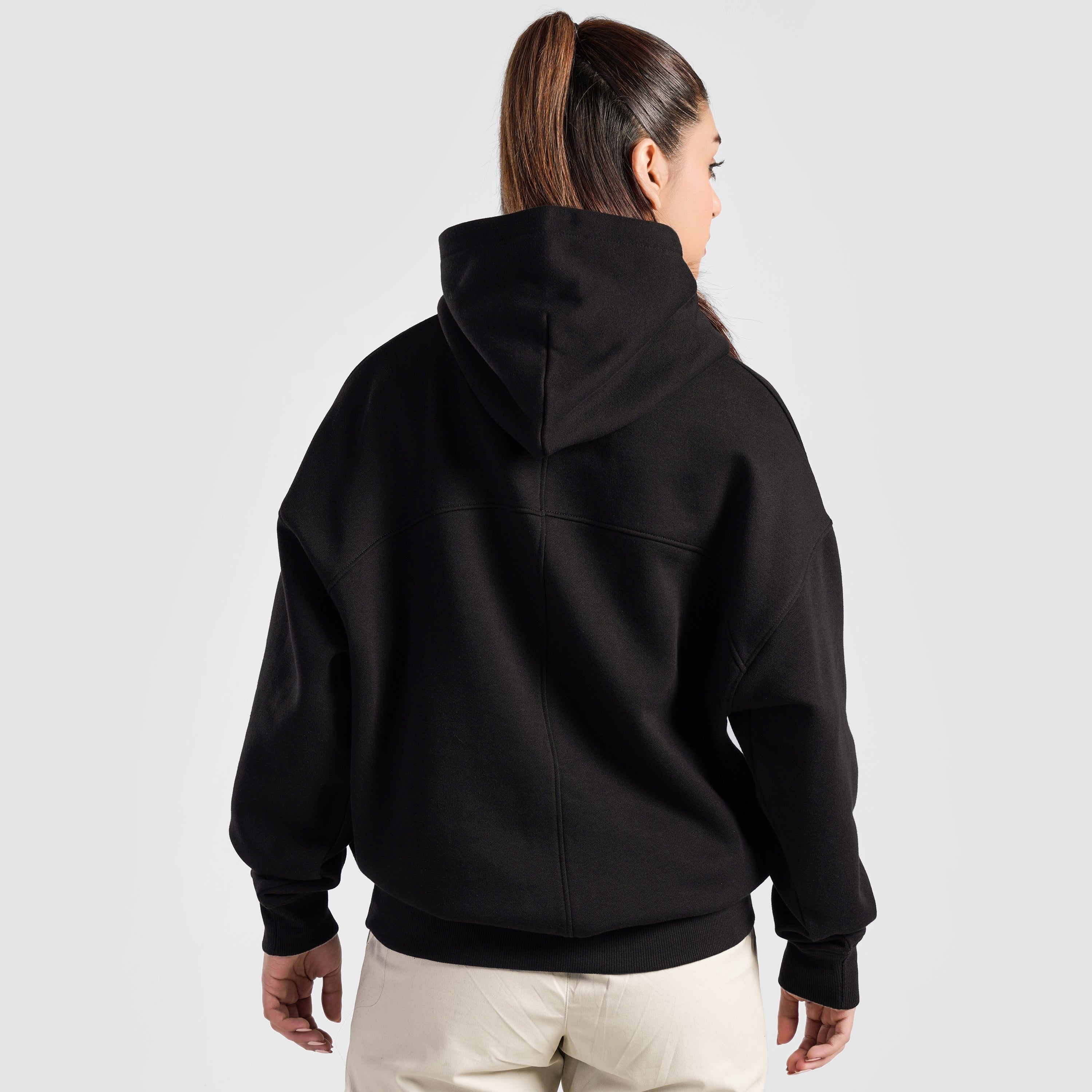 GA-I Essence Oversized Hoodie (Black)