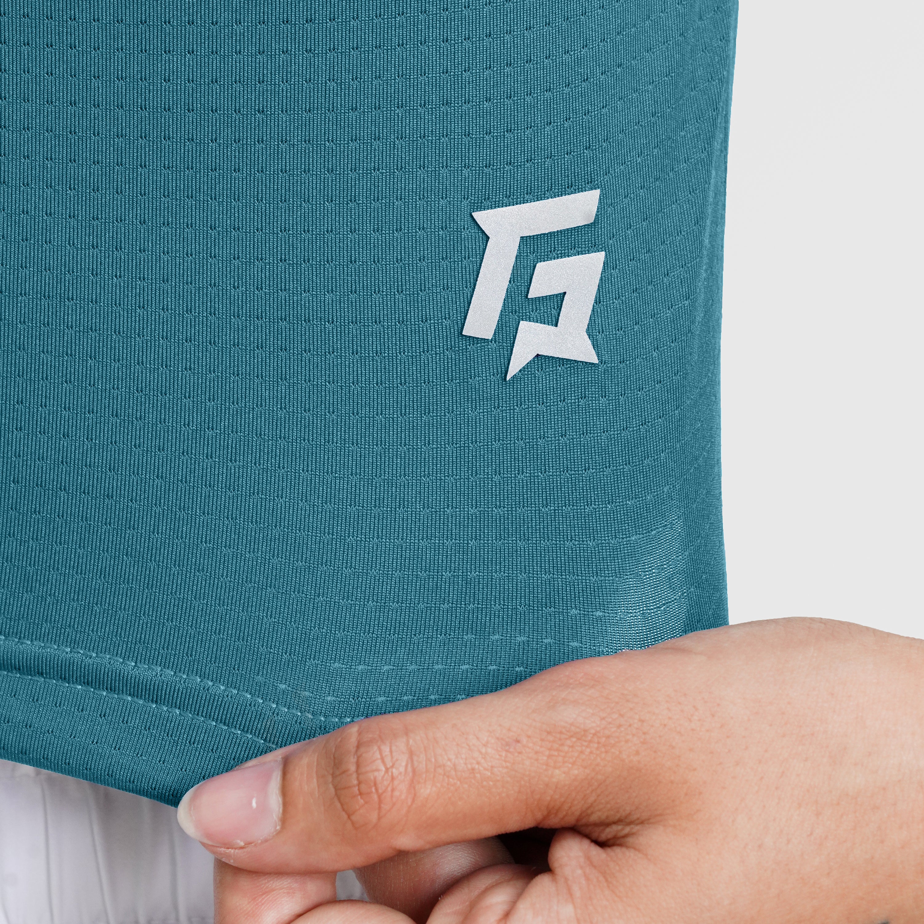 W024 Long Sleeves Tee (Teal)