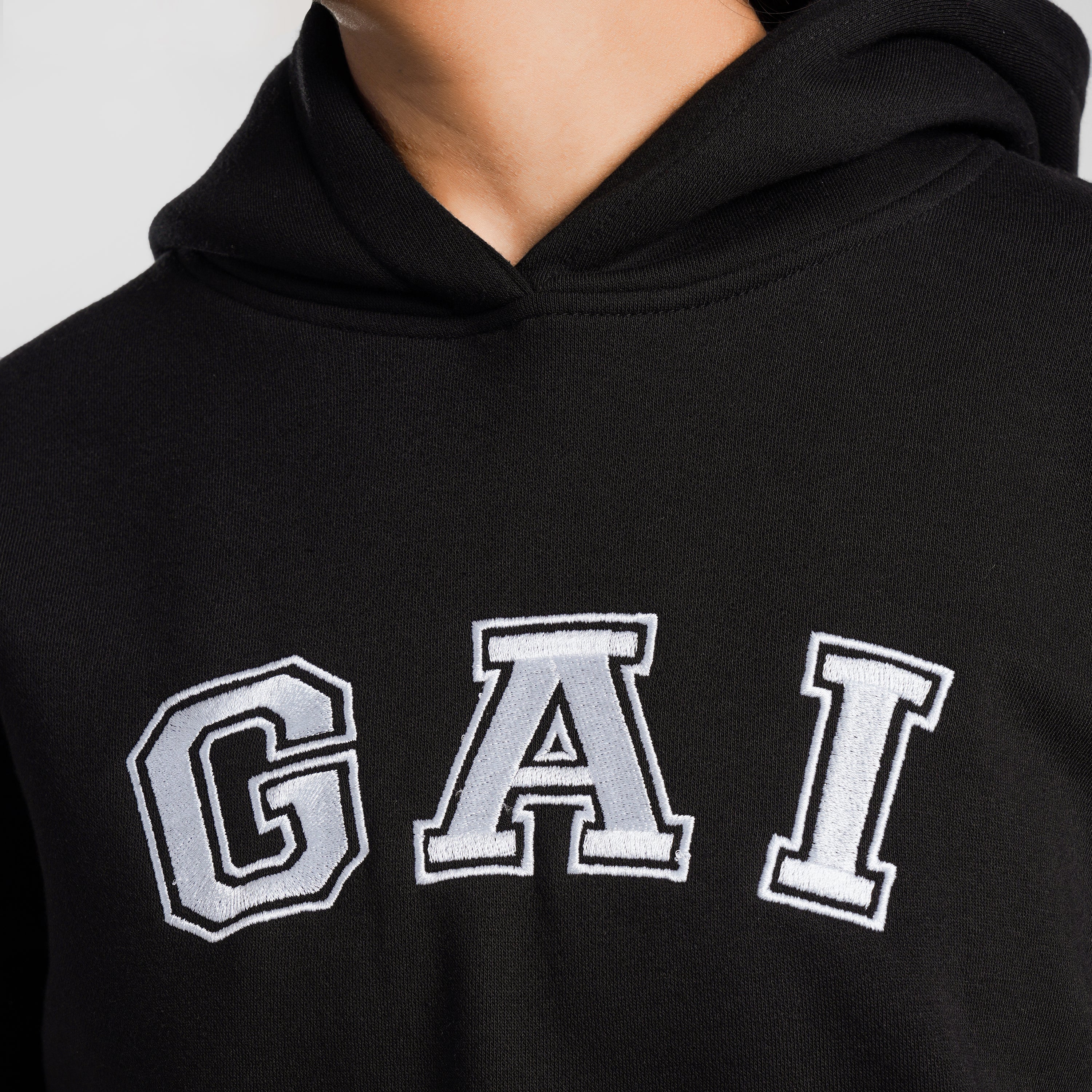 GA-I Essence Oversized Hoodie (Black)