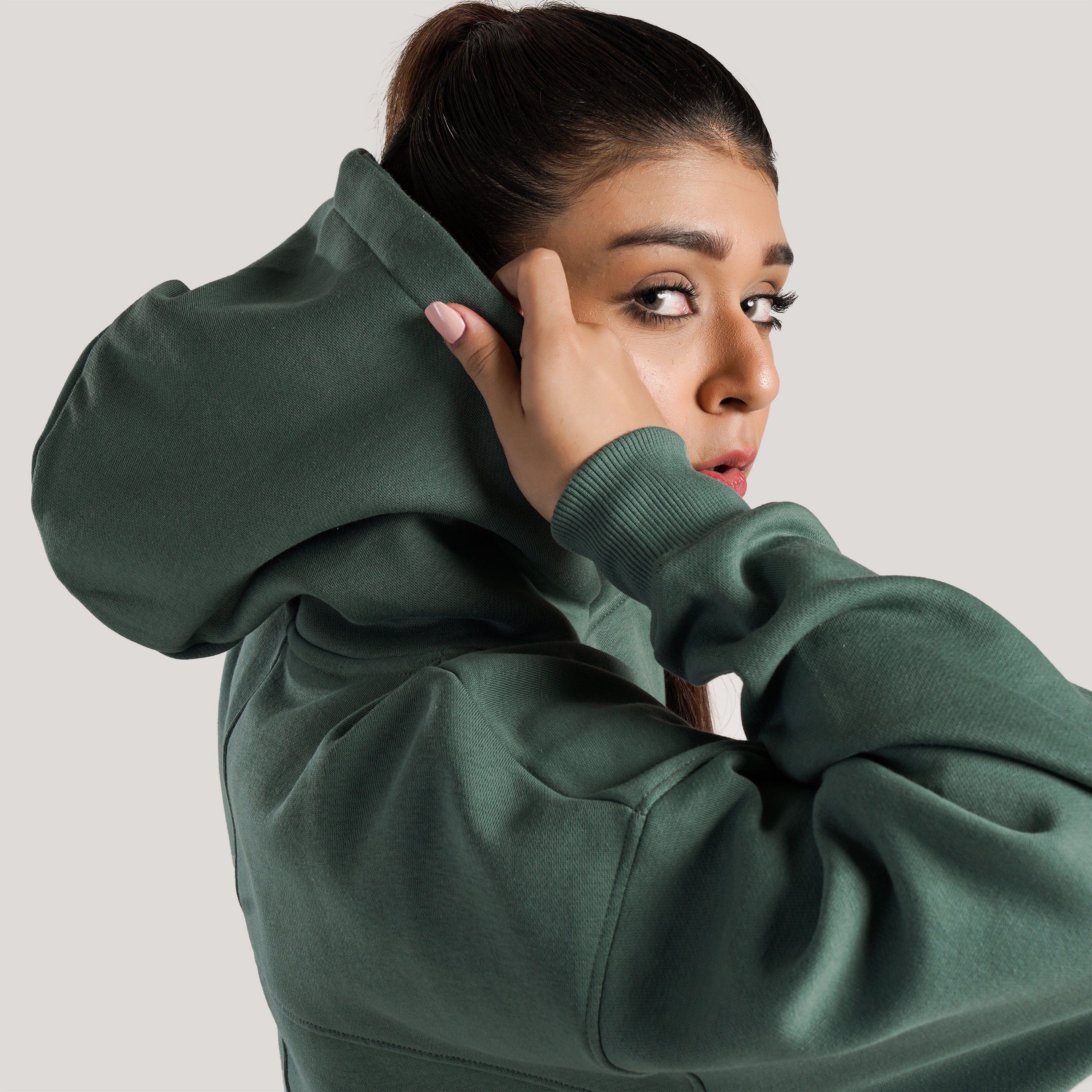 GA-I Essence Oversized Hoodie (Green)