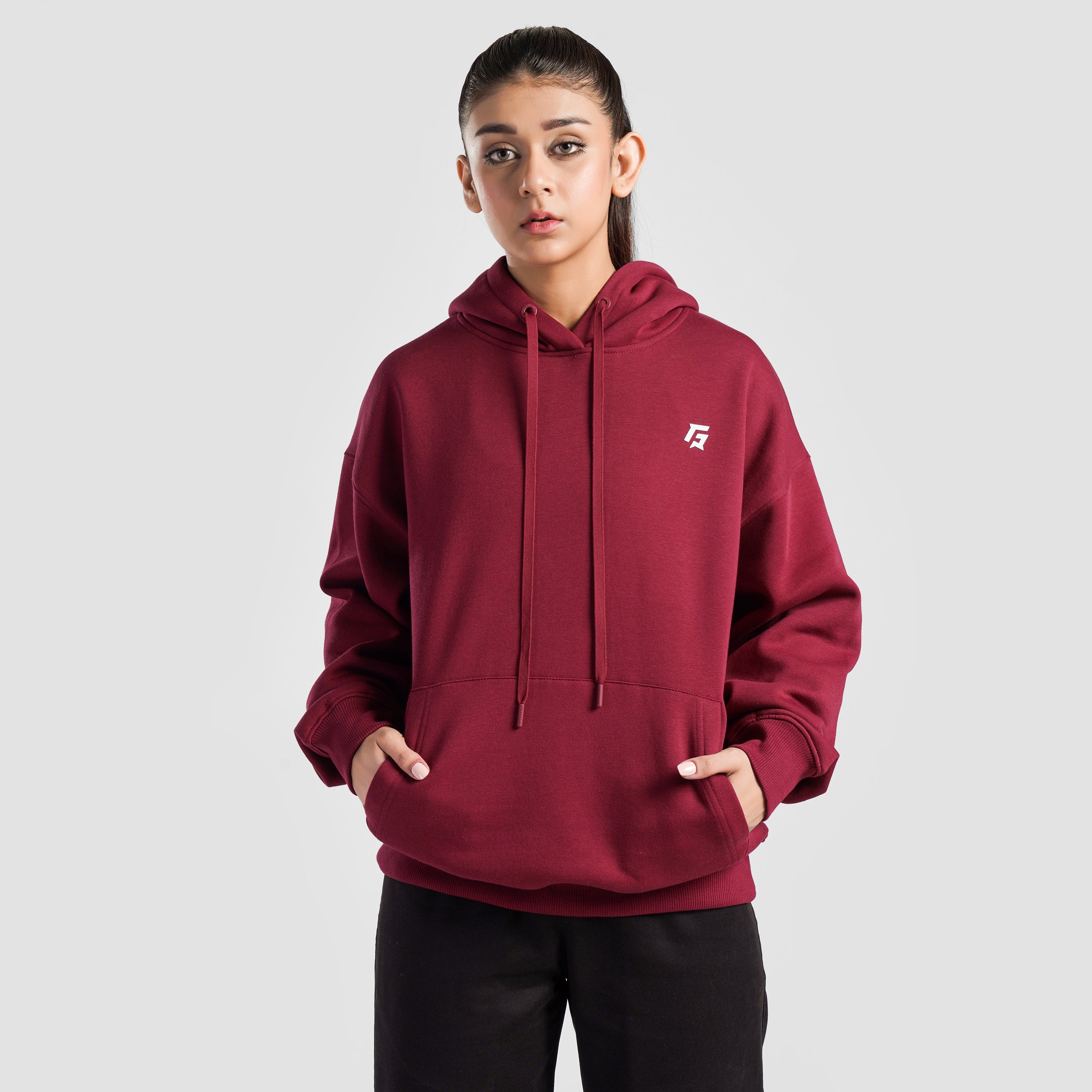 CoalaTree Evolution shops Hoodie Burgundy XL