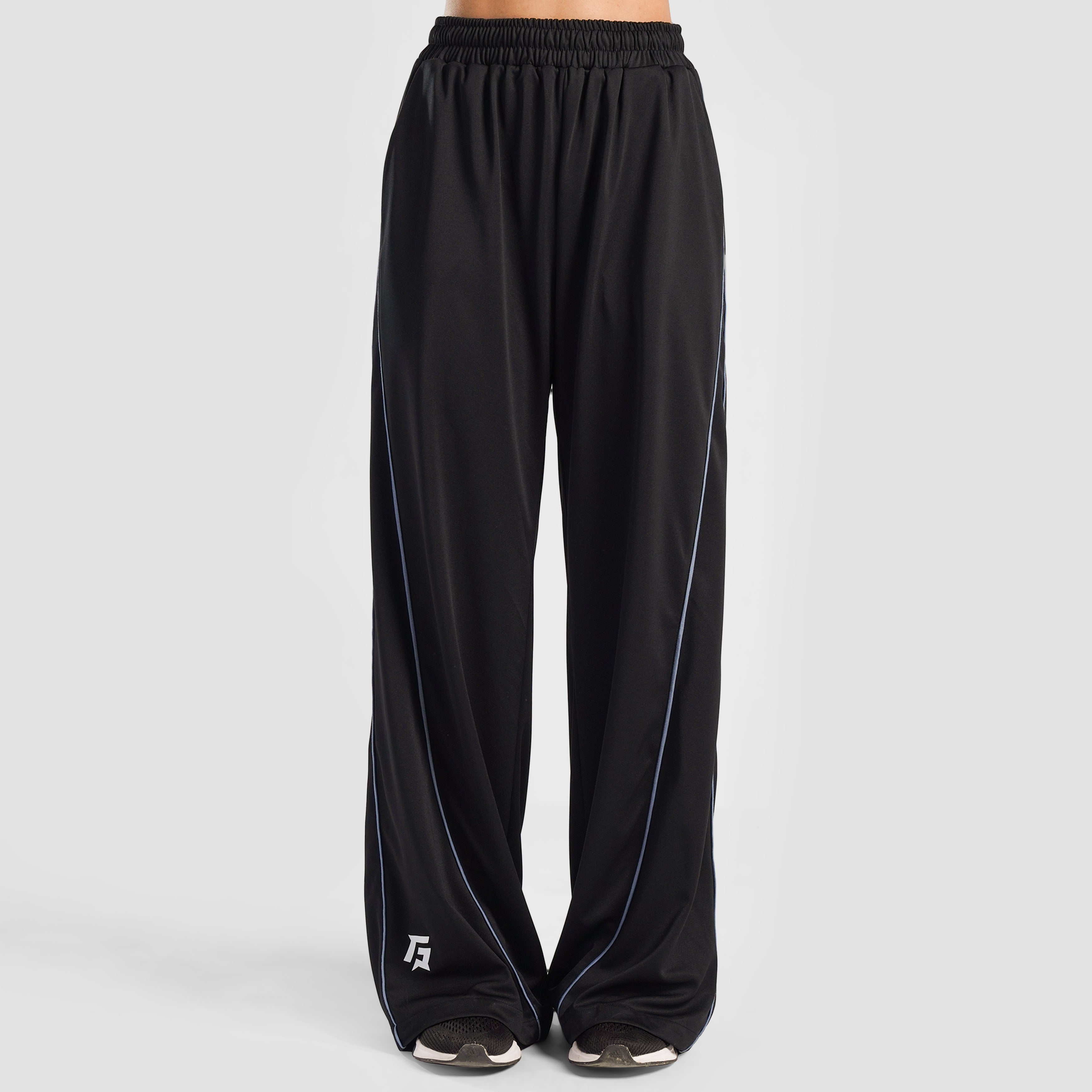 FlowLine Trousers (Black with Light Blue)