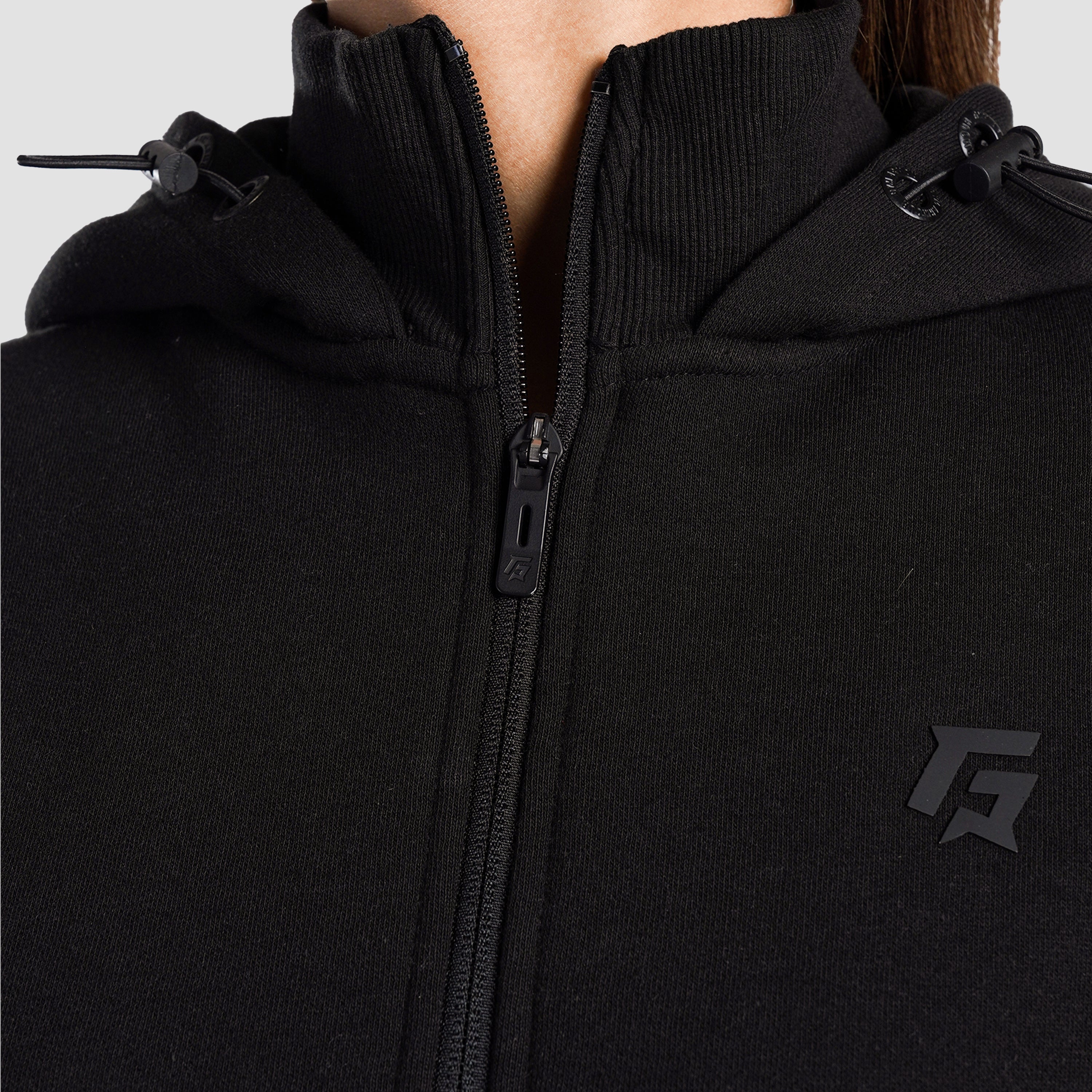 Hyper Flex Zipper Hoodie (Black)