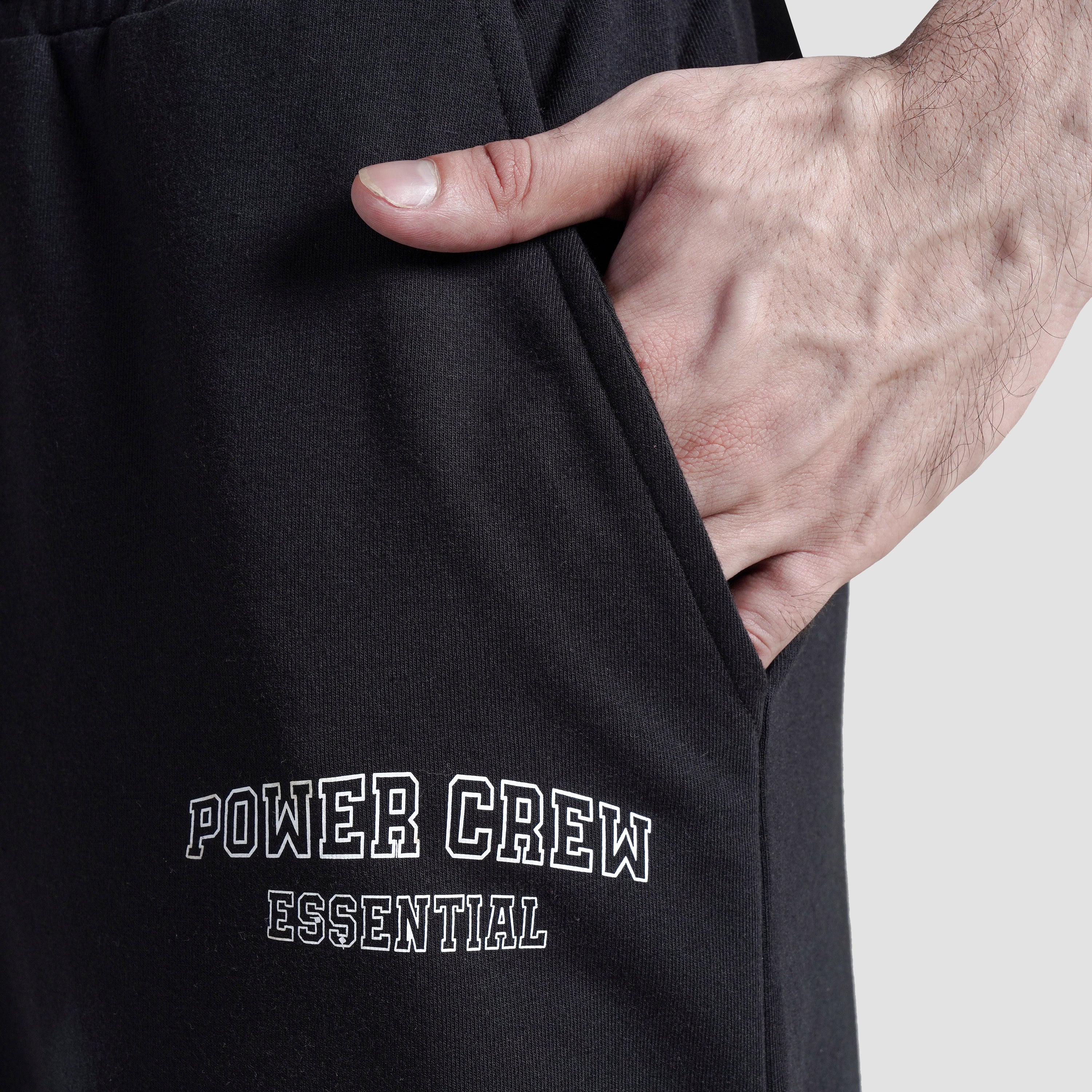 Power Crew Essential Trousers (Black)