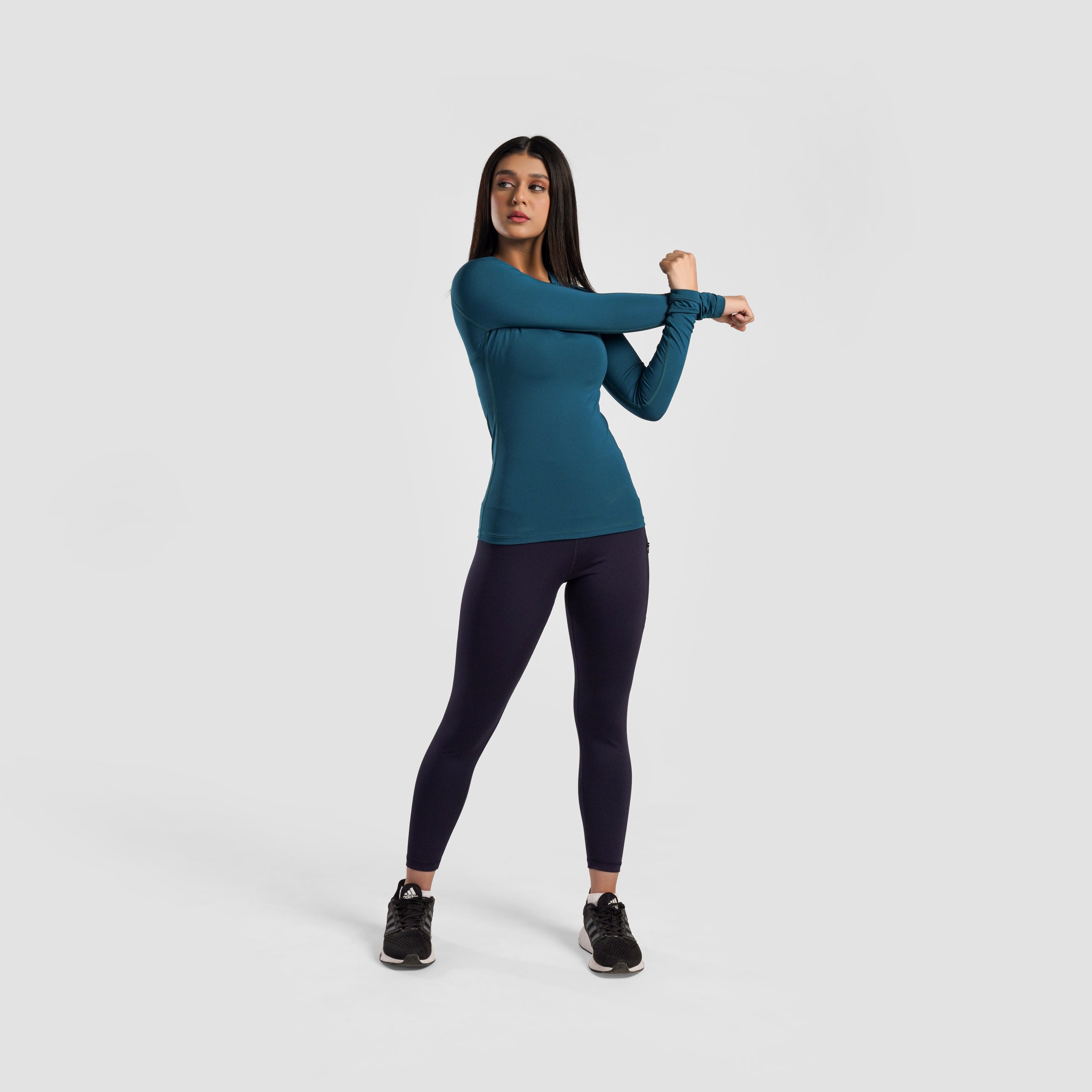 GA Flex Compression Full Sleeves (Teal)