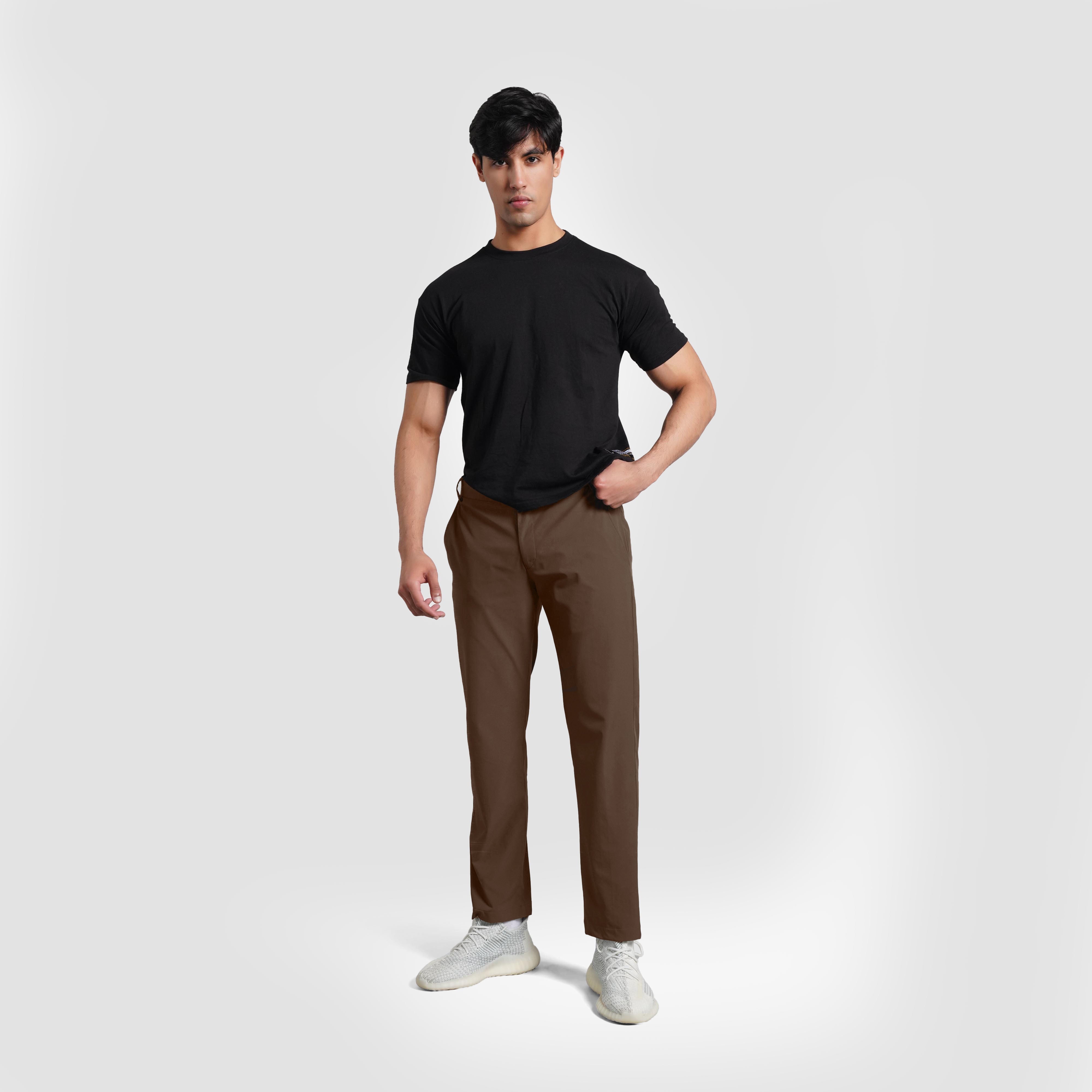 GA Straight Pants (Brown)