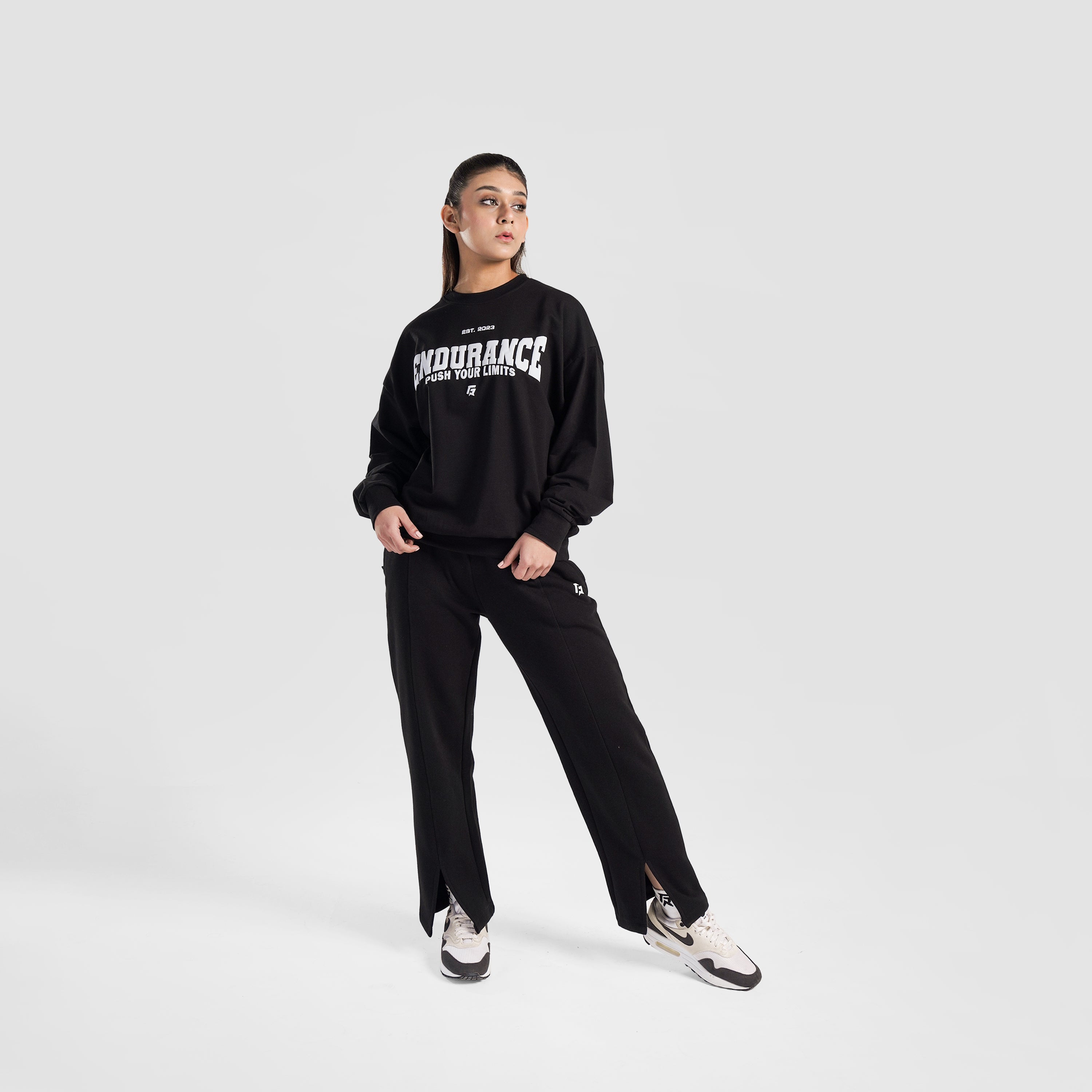 Endurance Oversized SweatShirt (Black)