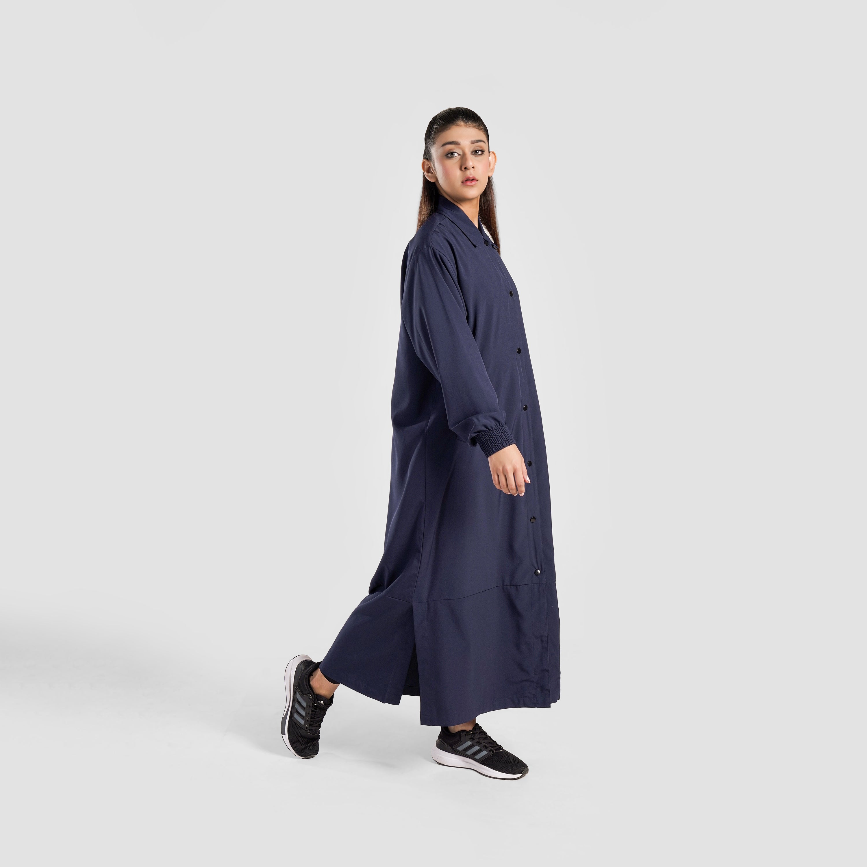 Shield Abaya Top (Navy)