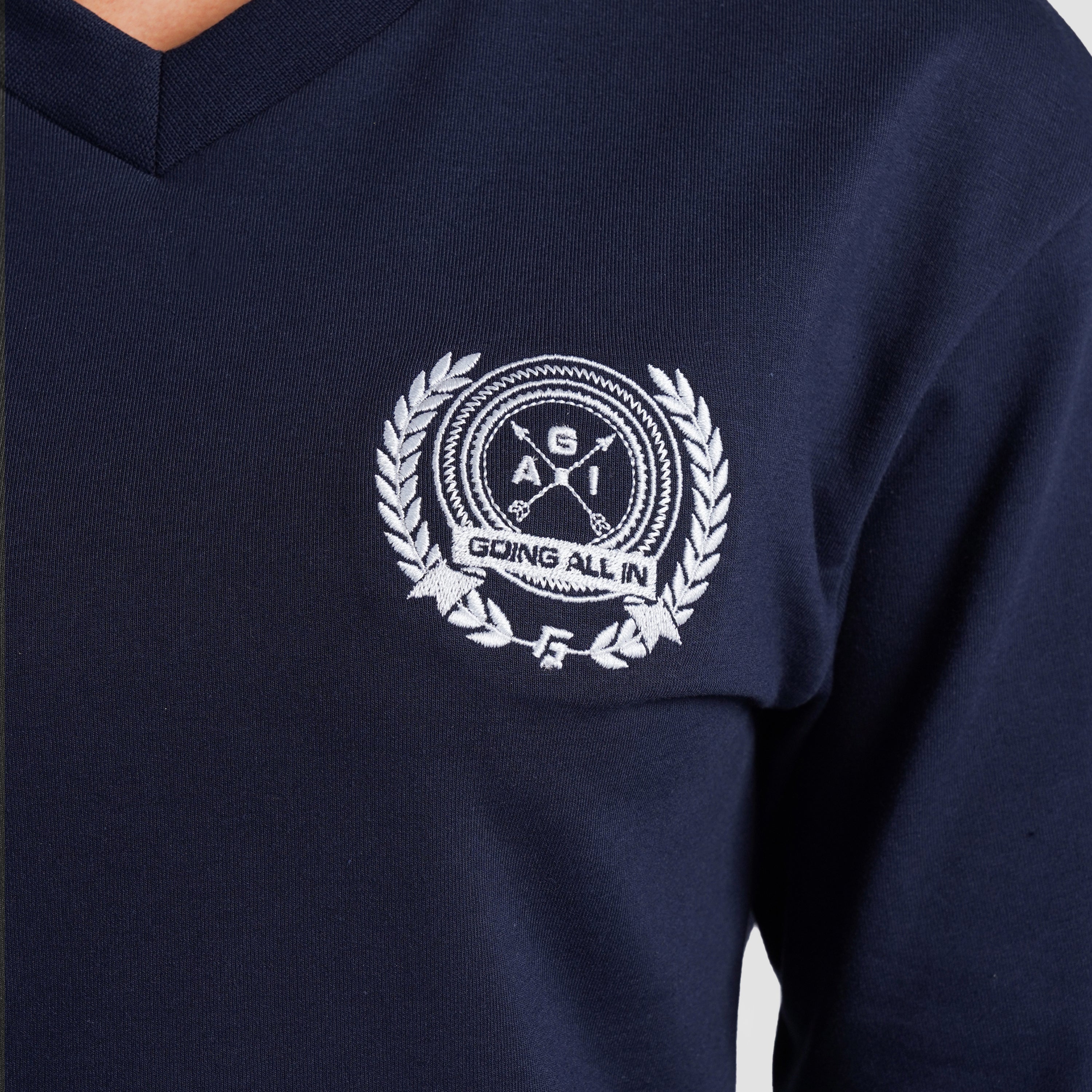 Victory Crop SweatShirt (Navy)