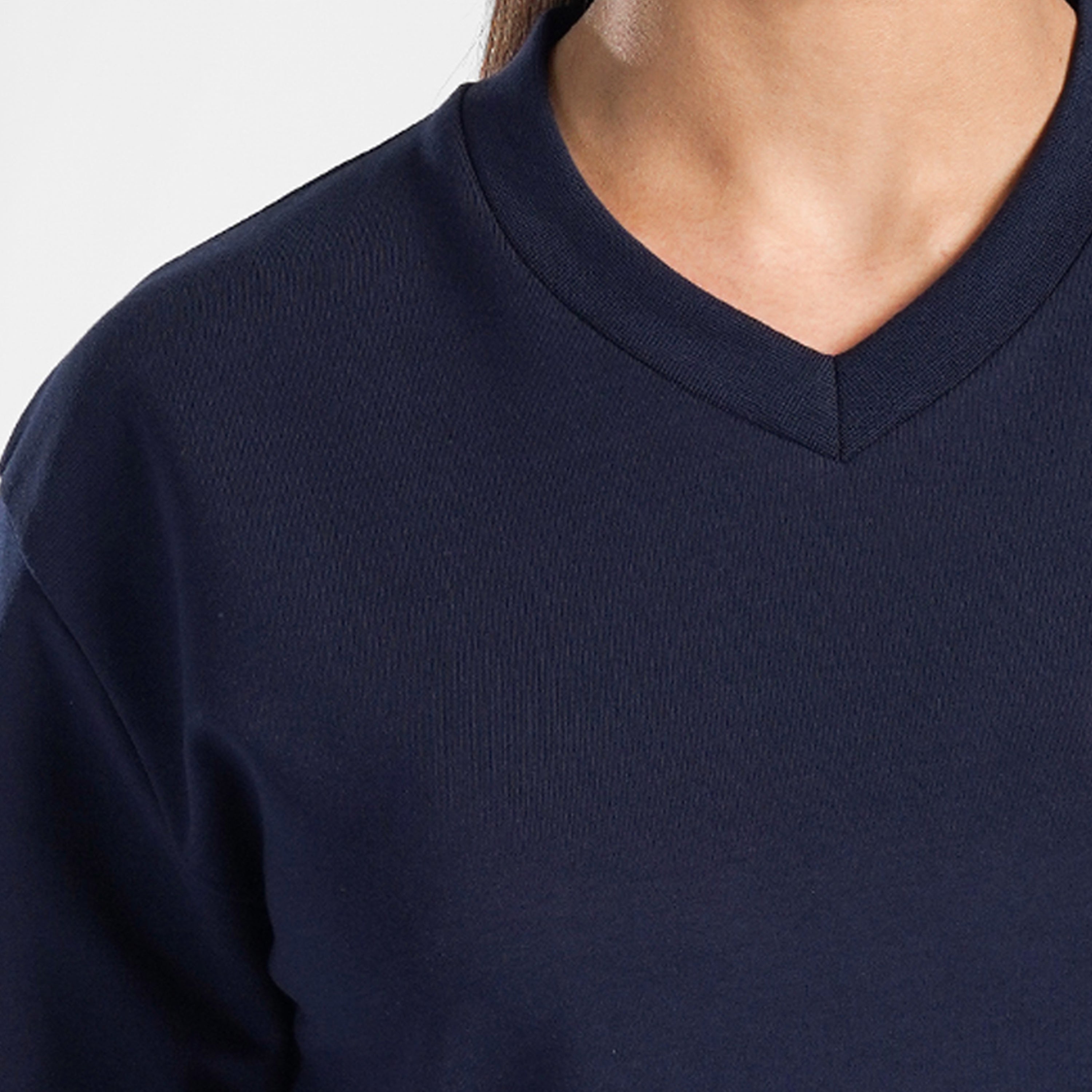 Victory Crop SweatShirt (Navy)