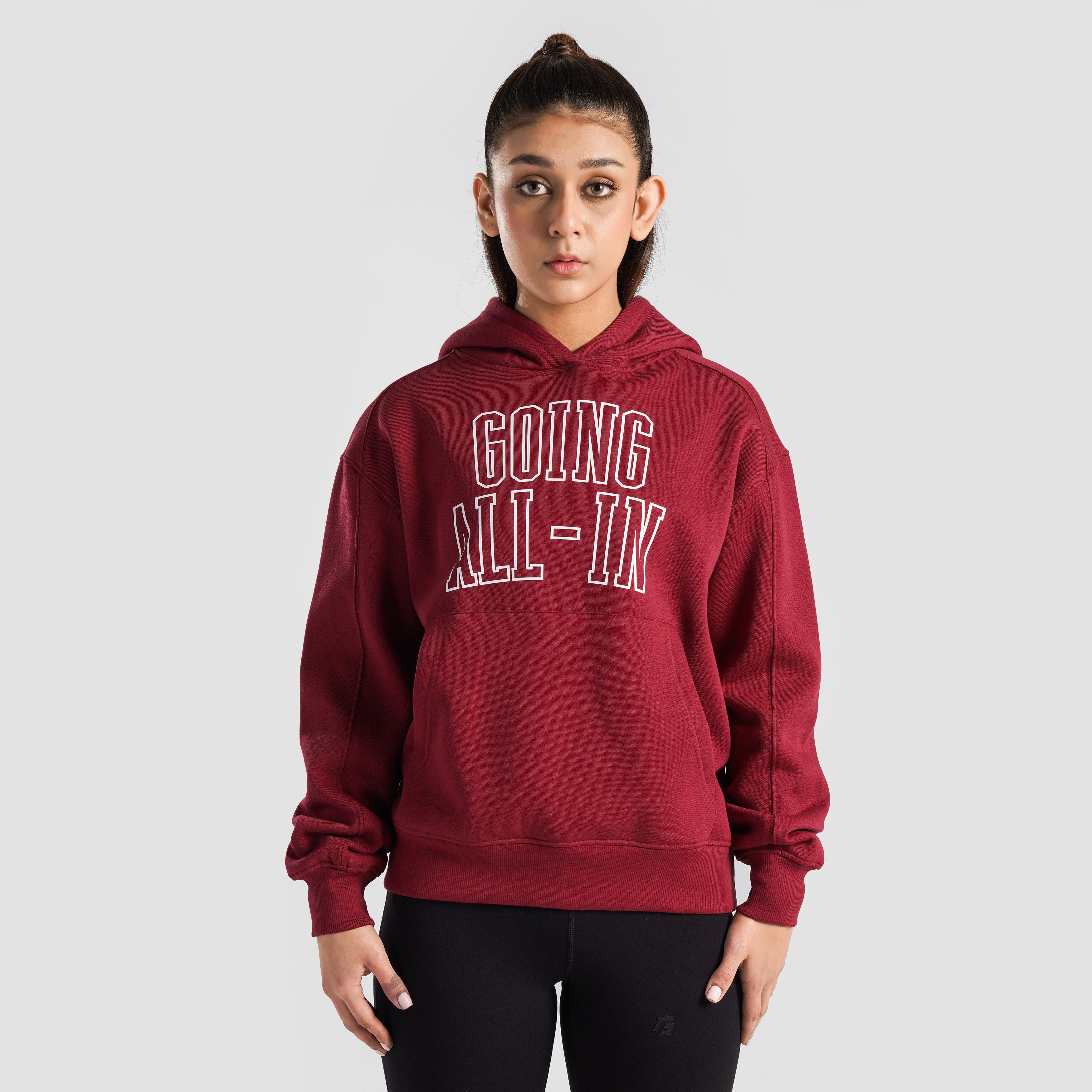 Empower Regular Hoodie (Maroon)