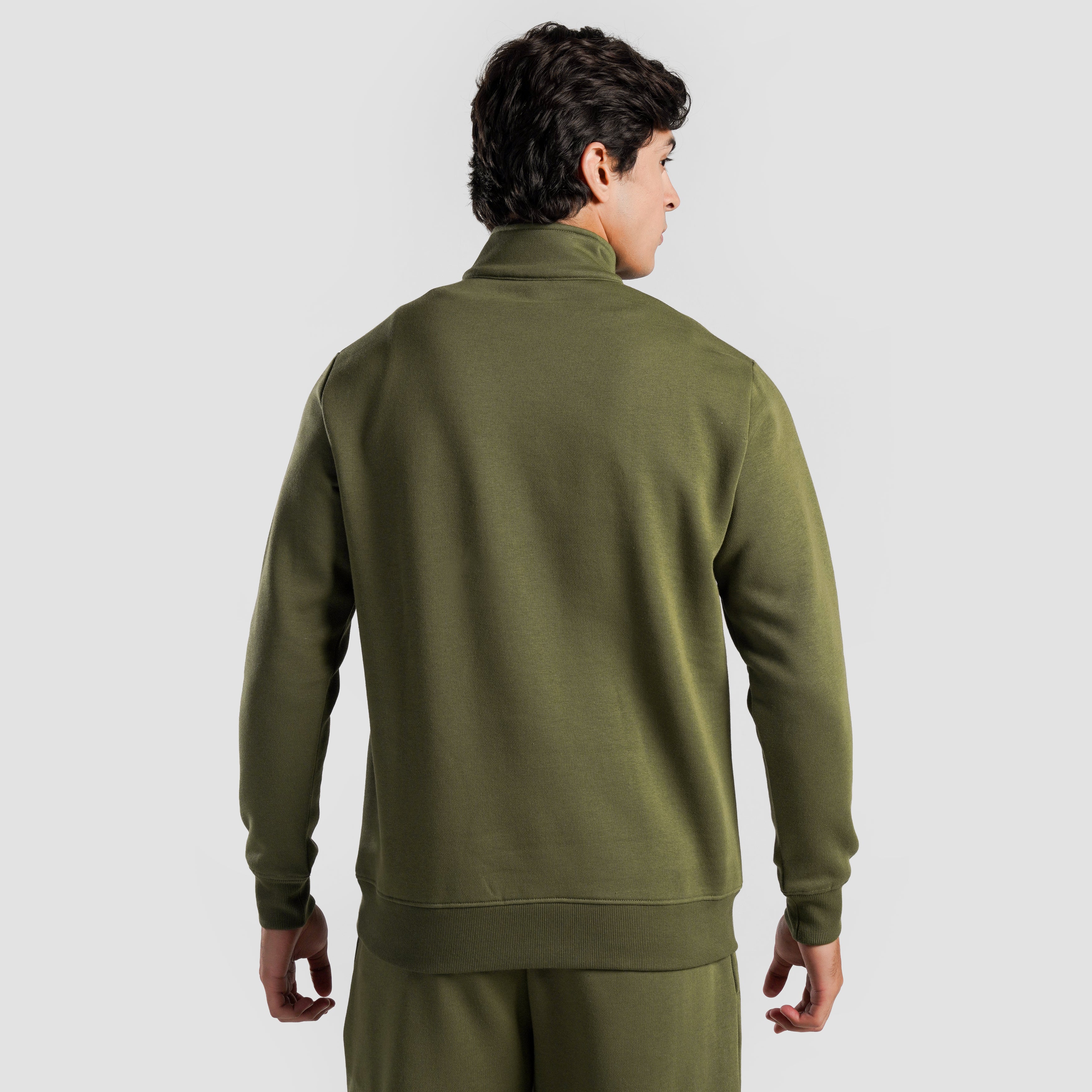 Axis Half Zip SweatShirt (Olive)