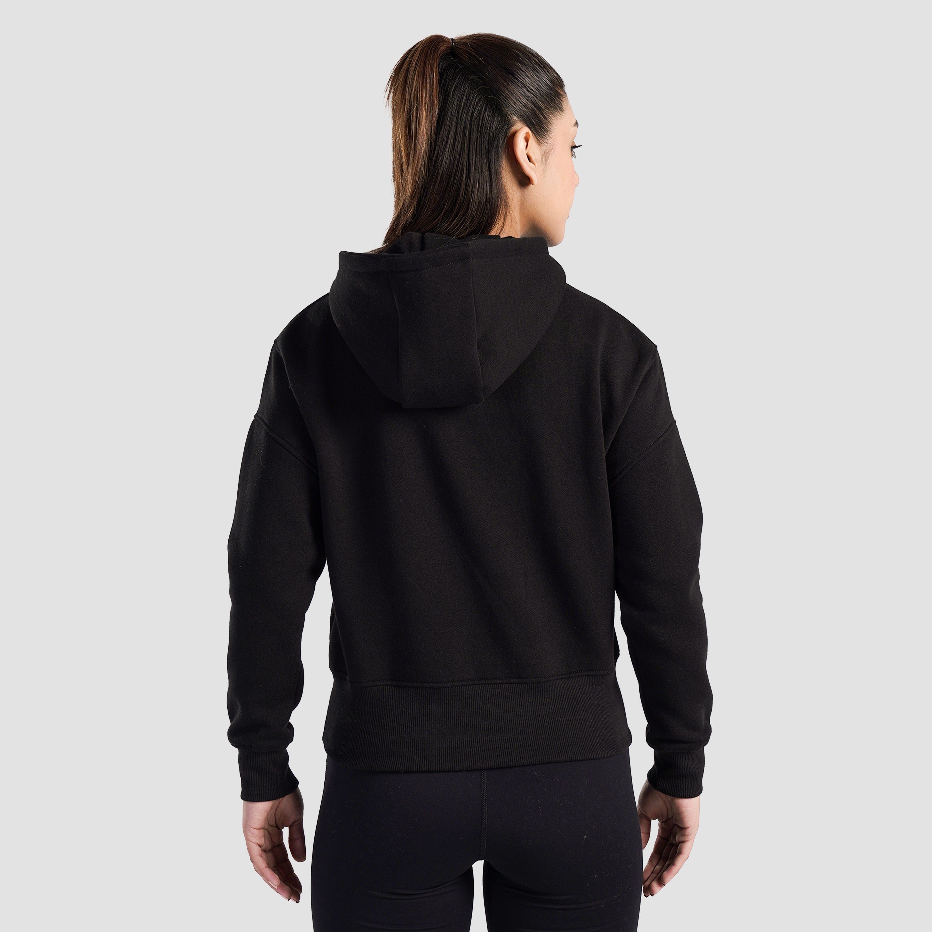 Arcadia Half Zip Hoodie (Black)