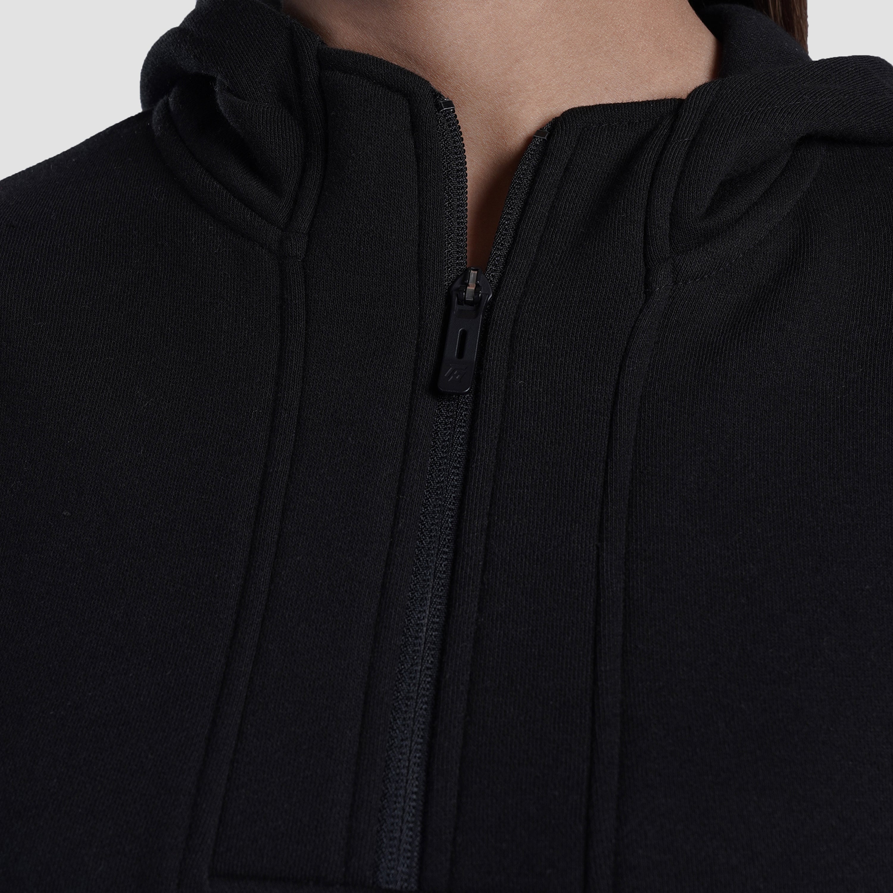 Arcadia Half Zip Hoodie (Black)