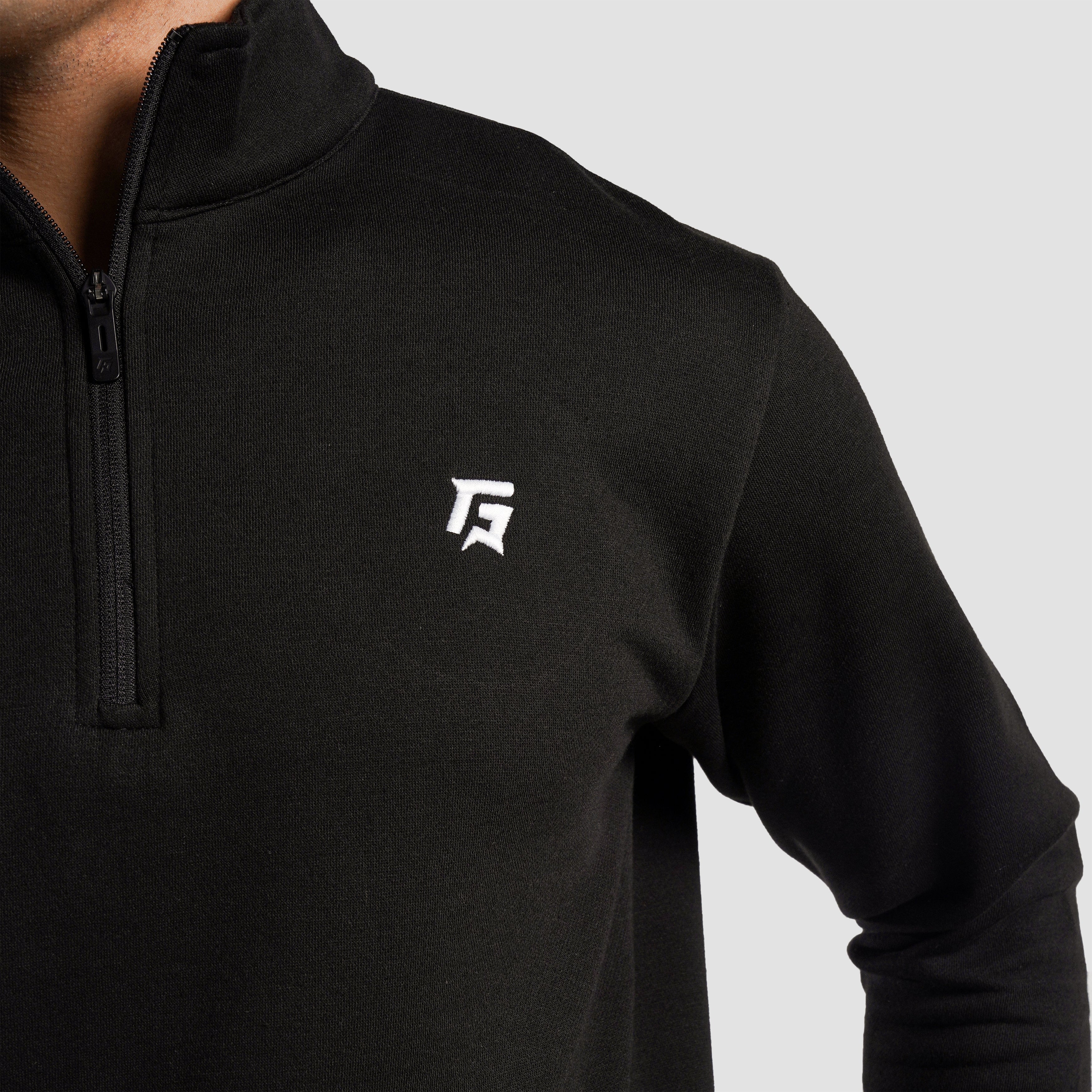 Axis Half Zip SweatShirt (Black)