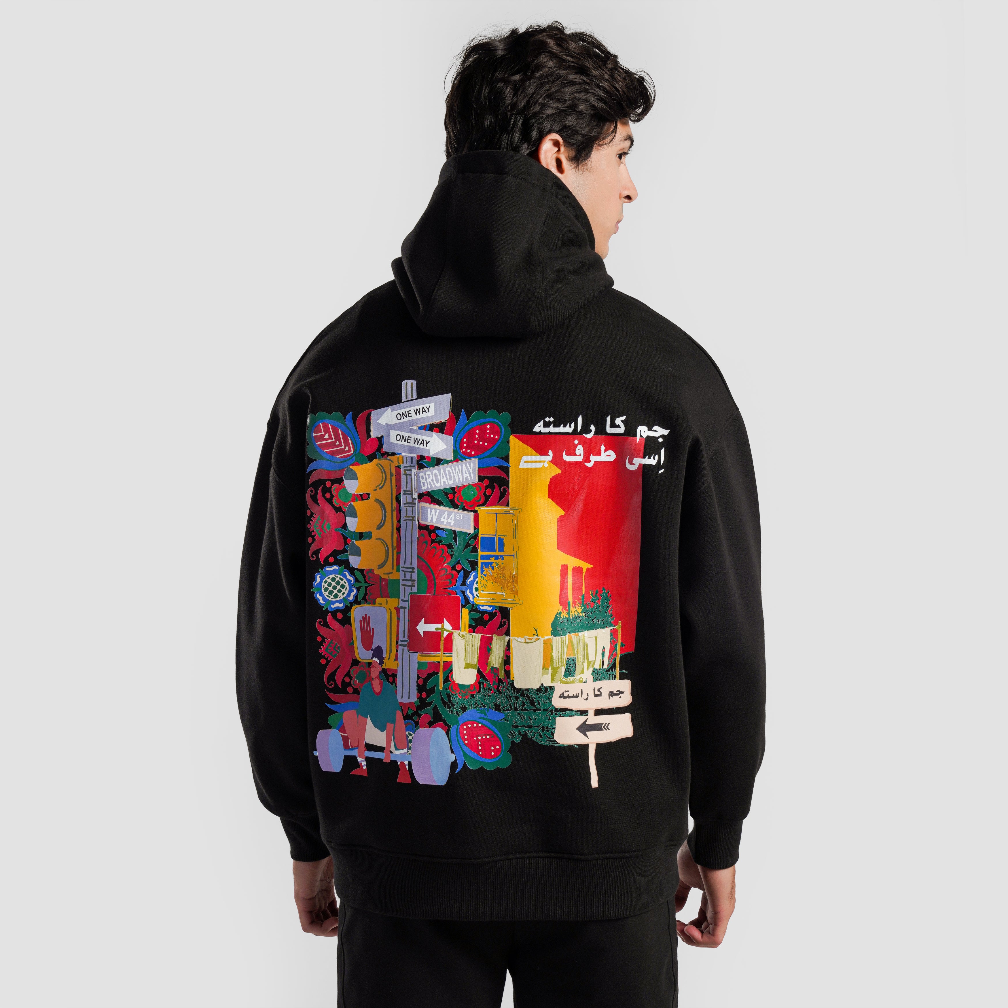 One Way Hoodie (Black)