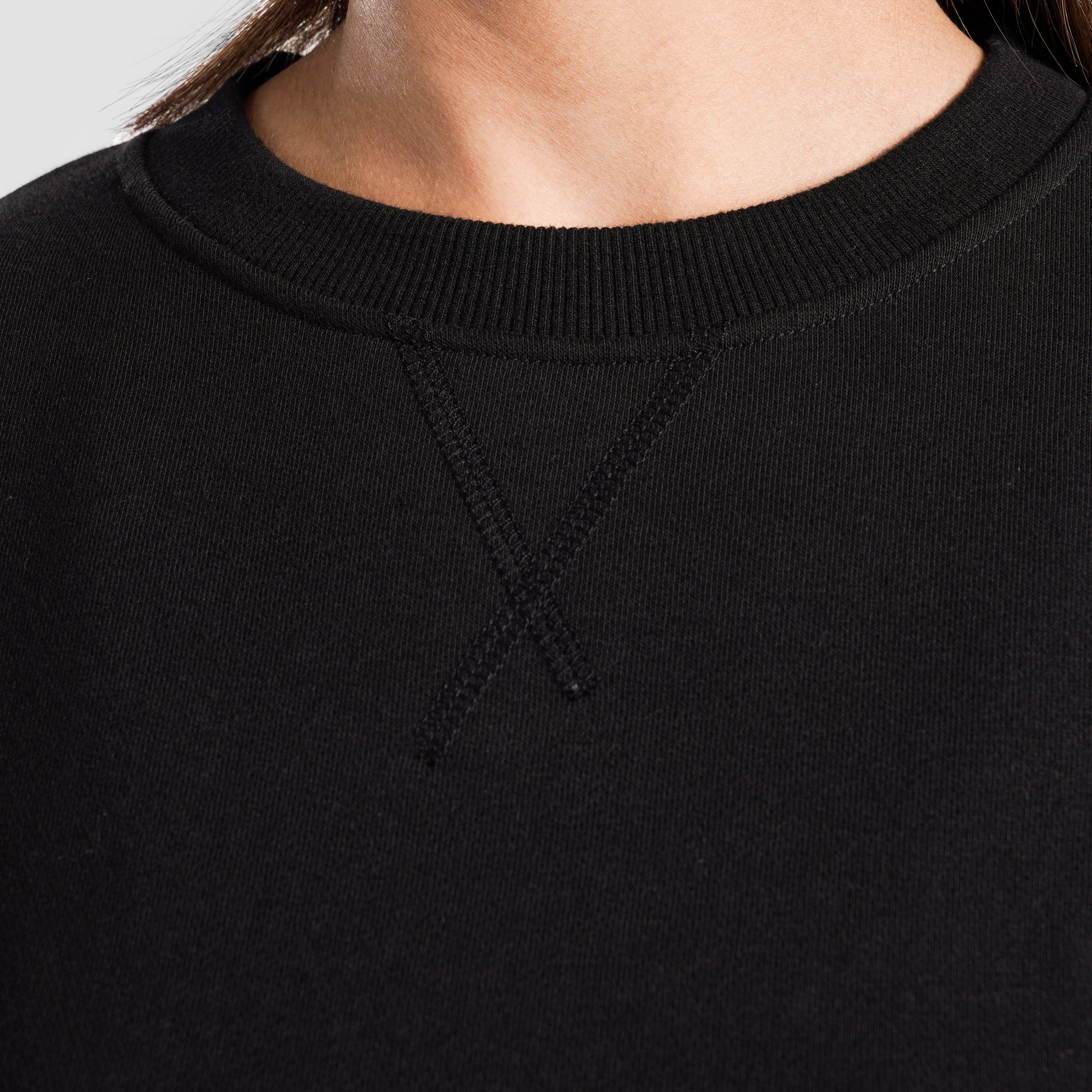 Vital Edge Crop SweatShirt (Black)