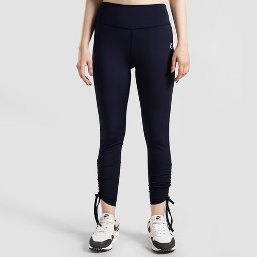 Ribbon Edge Leggings (Navy)