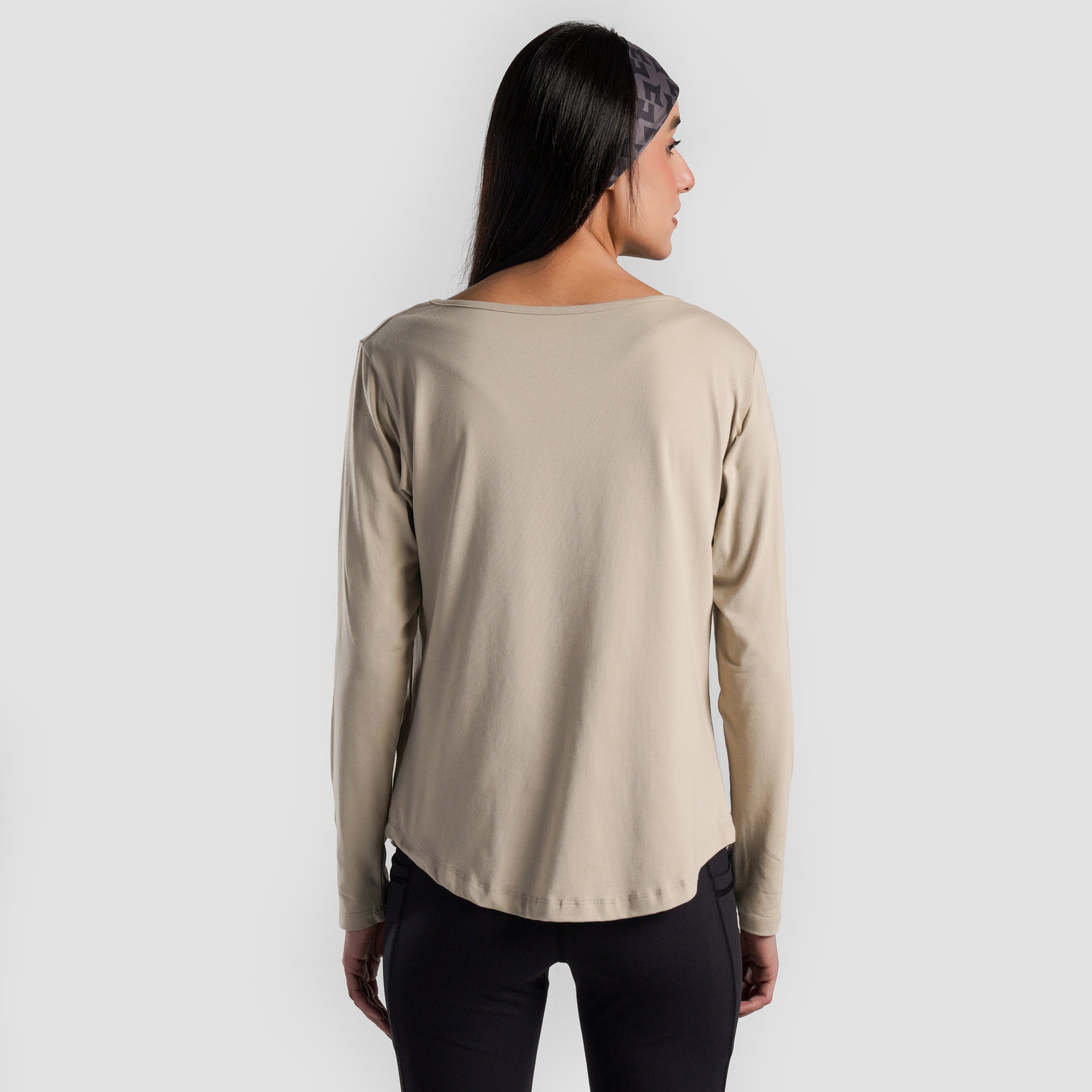 No Edge Tee (Beige)
