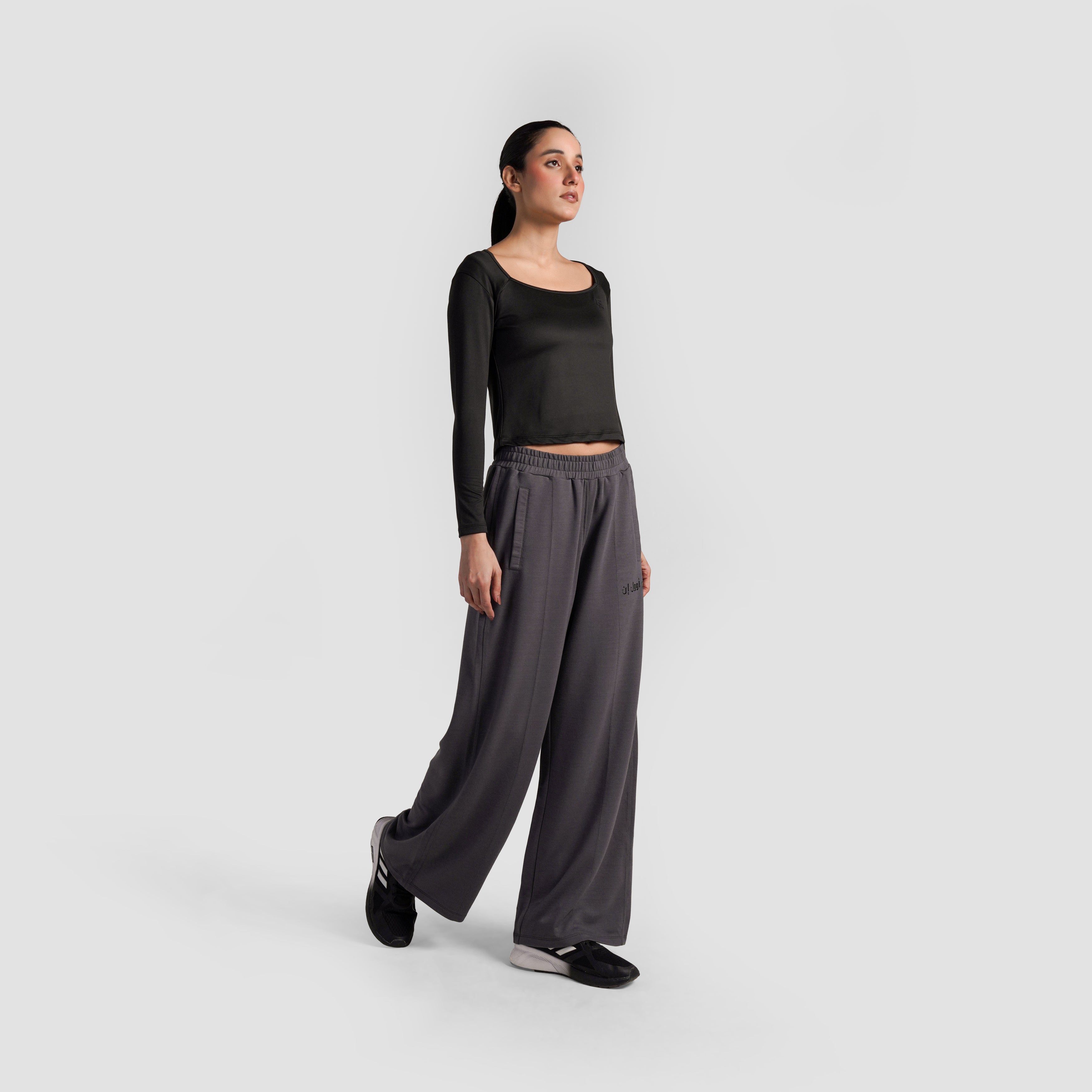 Nova Terry Trousers (Charcoal)