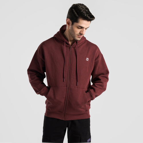 Washed Soul Hoodie (Maroon)