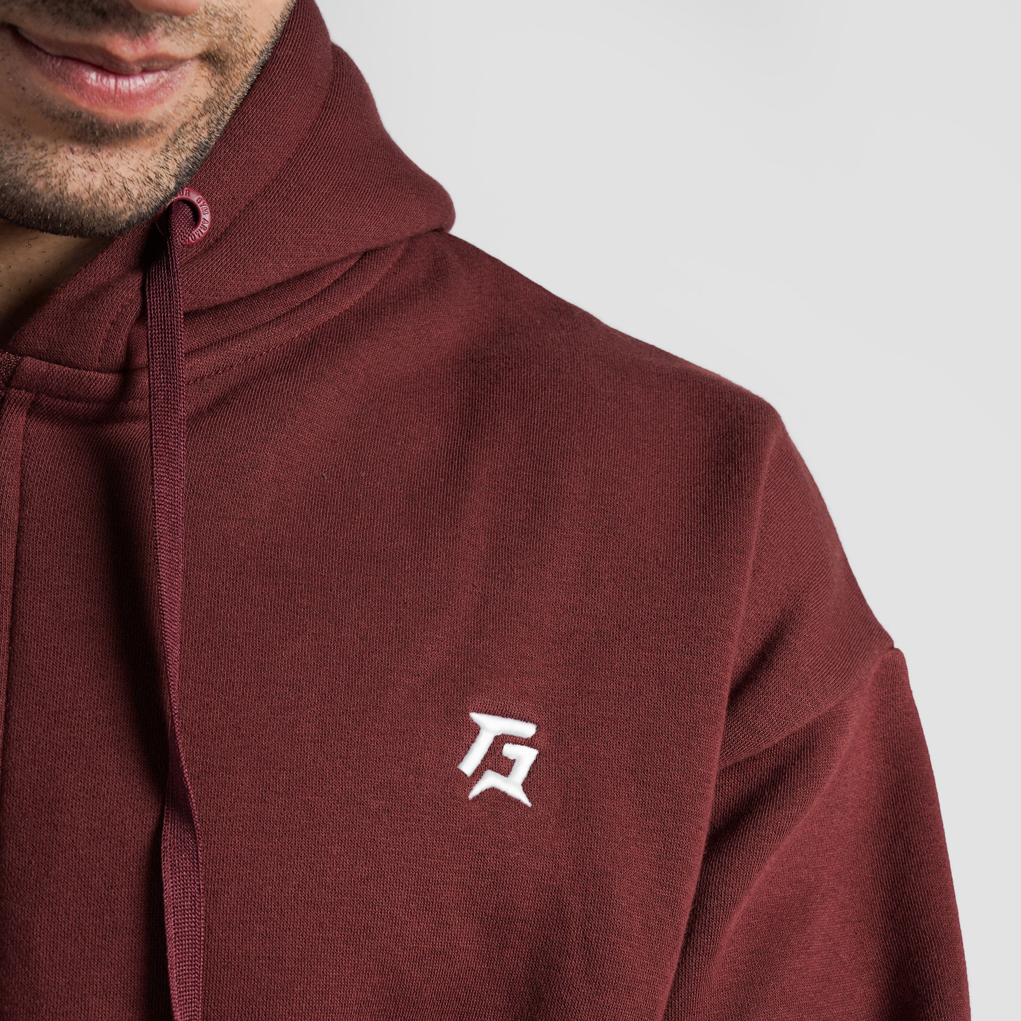 Washed Soul Hoodie (Maroon)