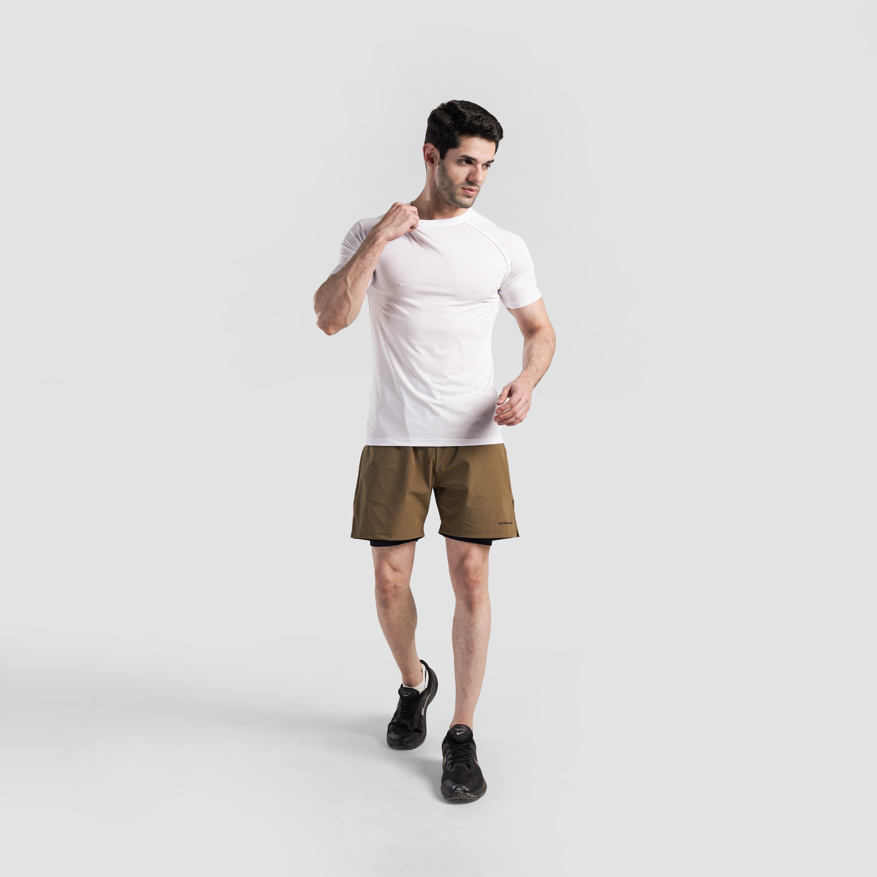 Dual Flex Pro Shorts (Camel)