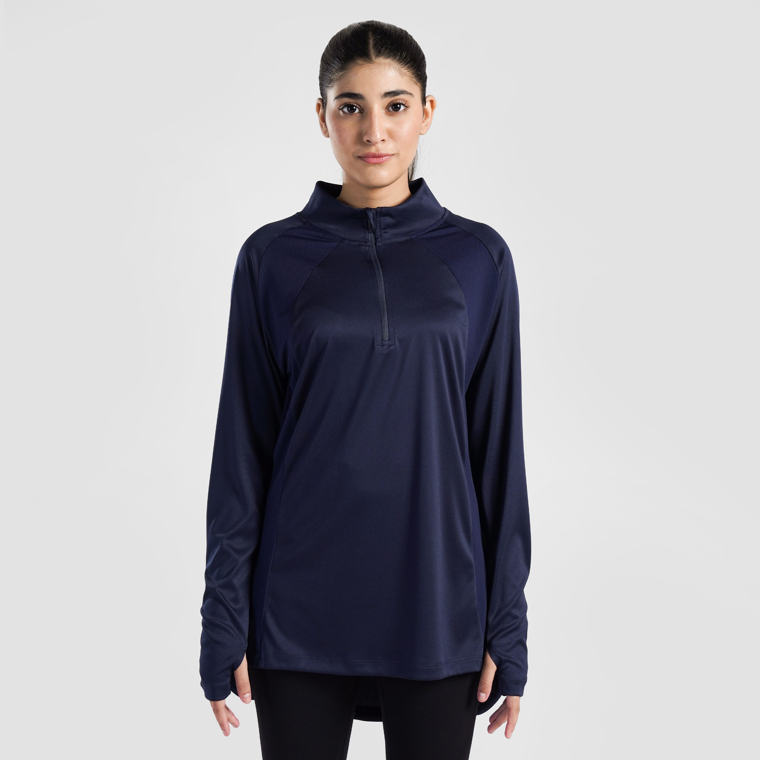 Modest Active Top (Navy)