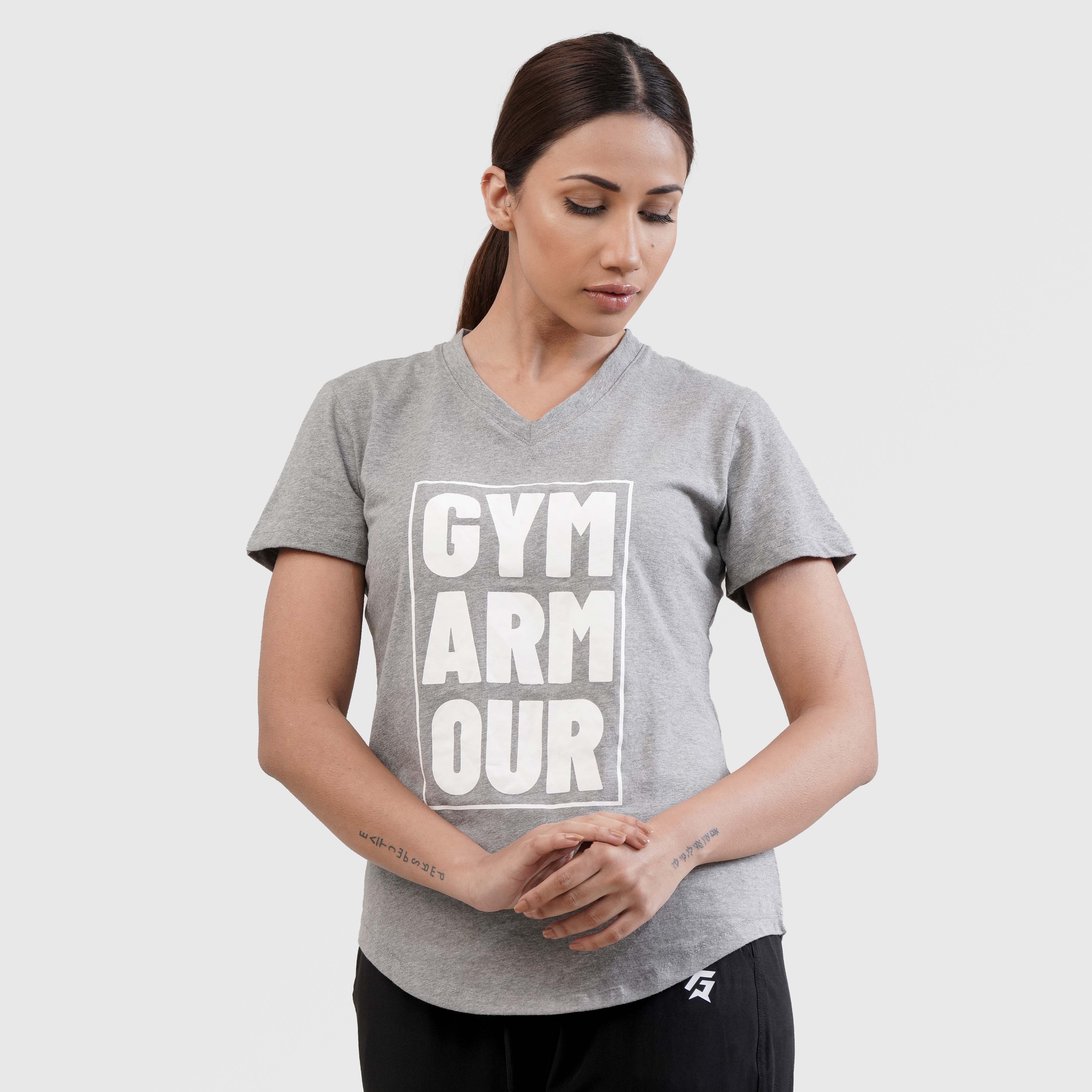 Gym Armour Tee 2.0 (Heather Grey)