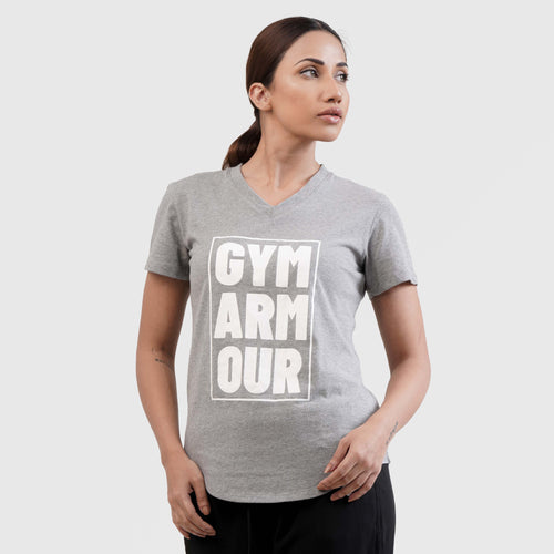 Gym Armour Tee 2.0 (Heather Grey)