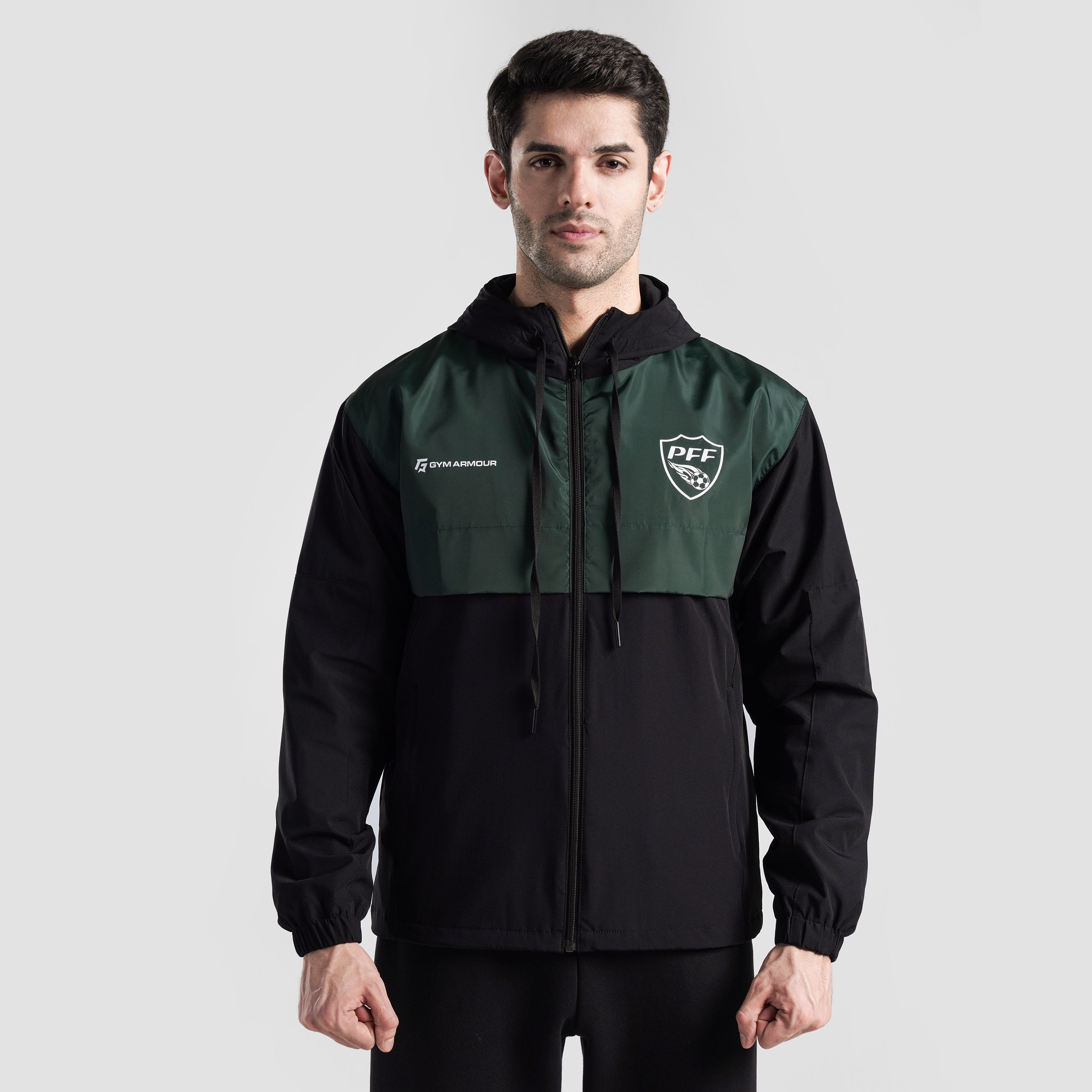 The Ignite Wind Jacket (Green-Black)