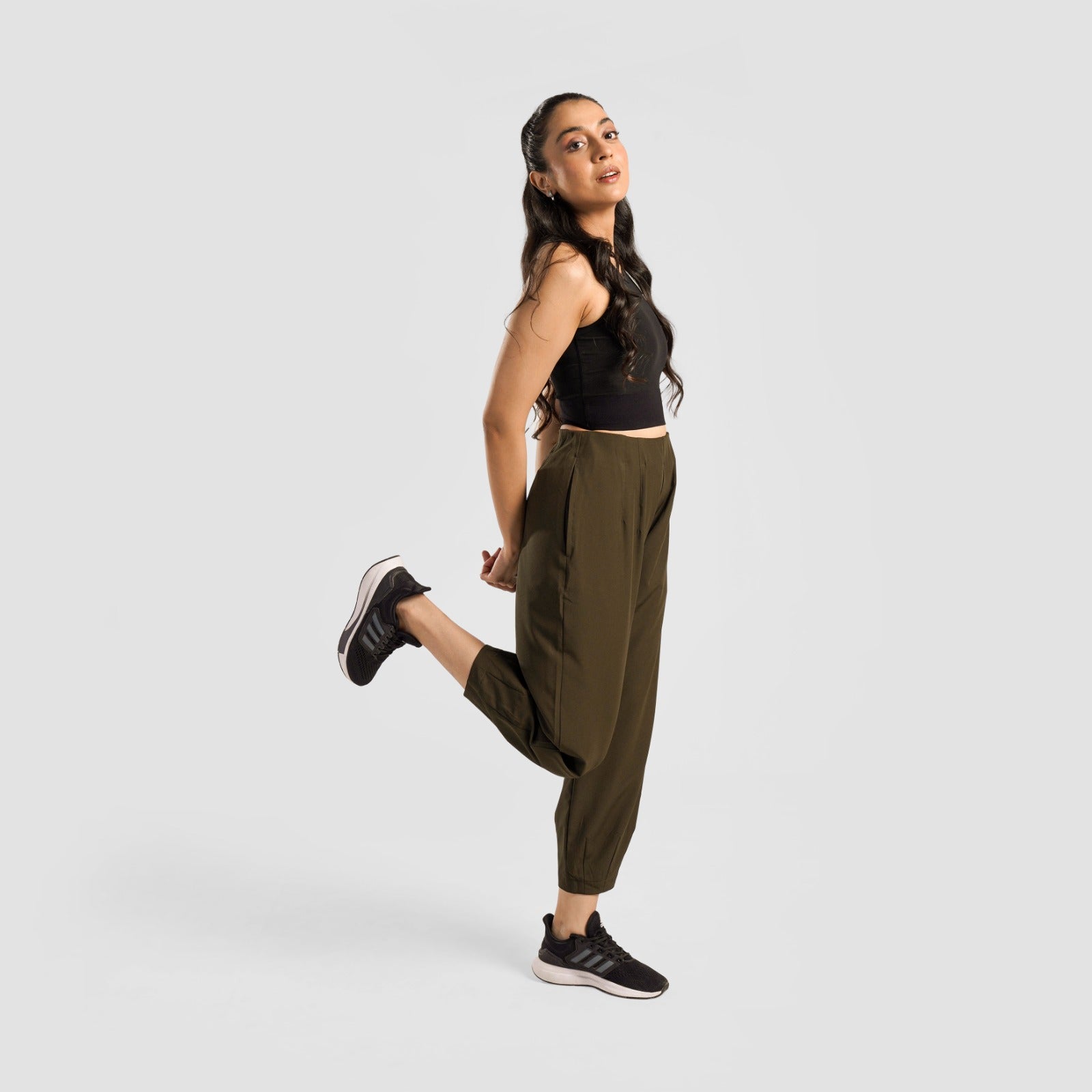 Dynamic Balloon Trousers (Olive)