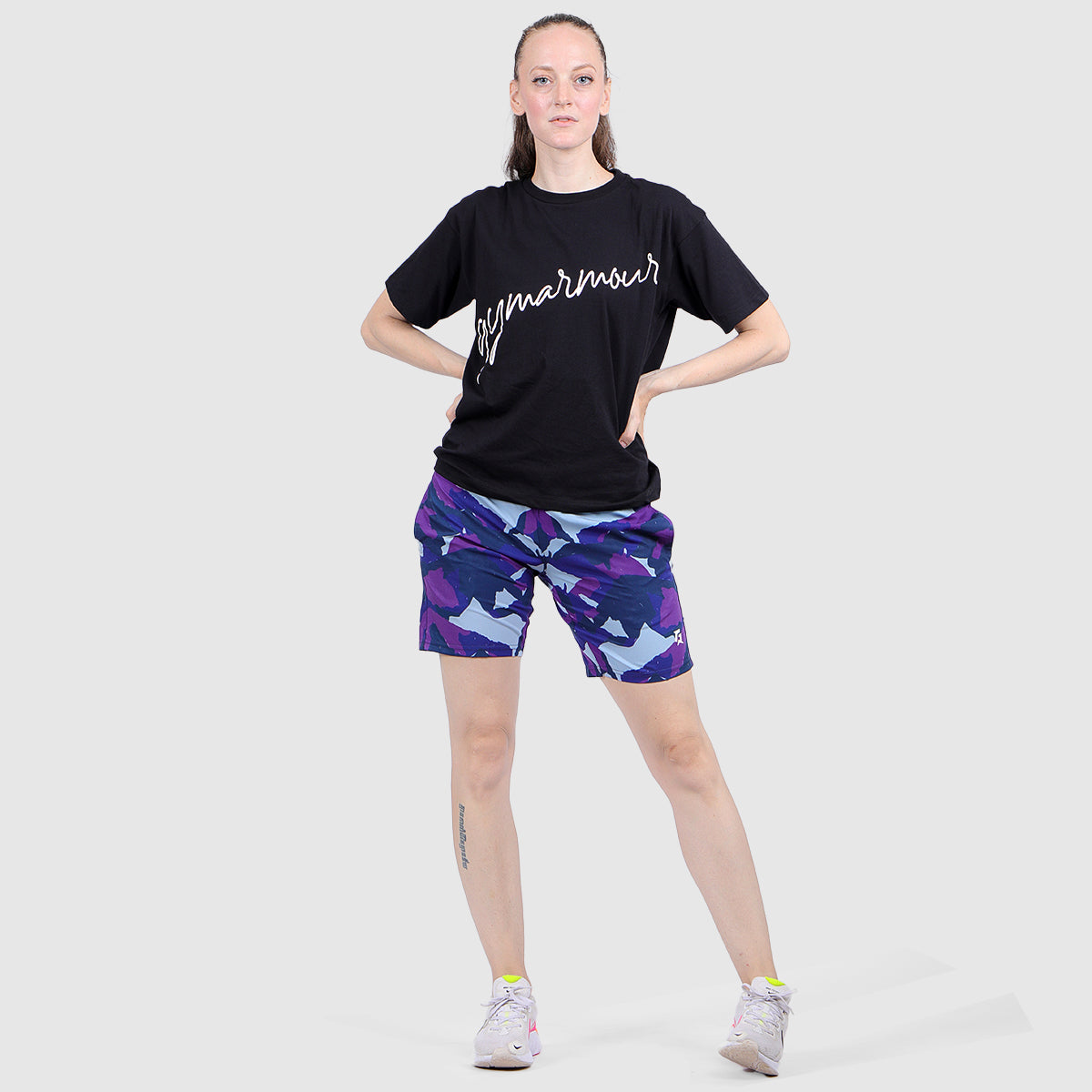 Armour Graphic Shorts (Purple)