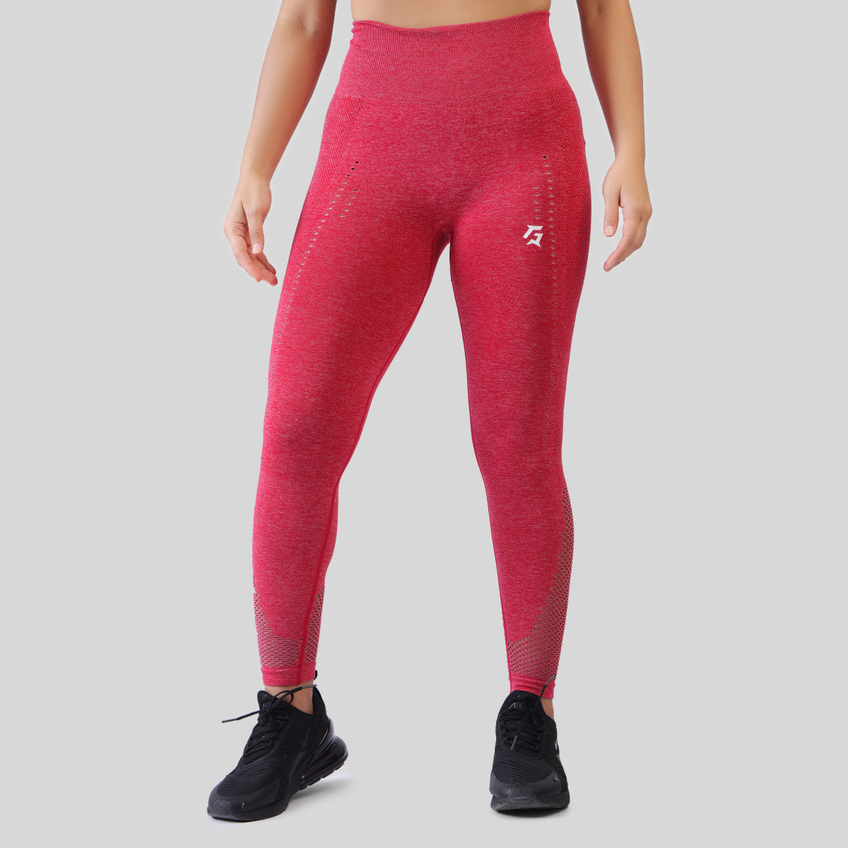 Excel Seamless Leggings (Red)