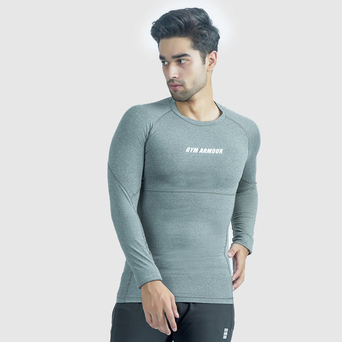 Armour Compression LongSleeves Tee (Grey)