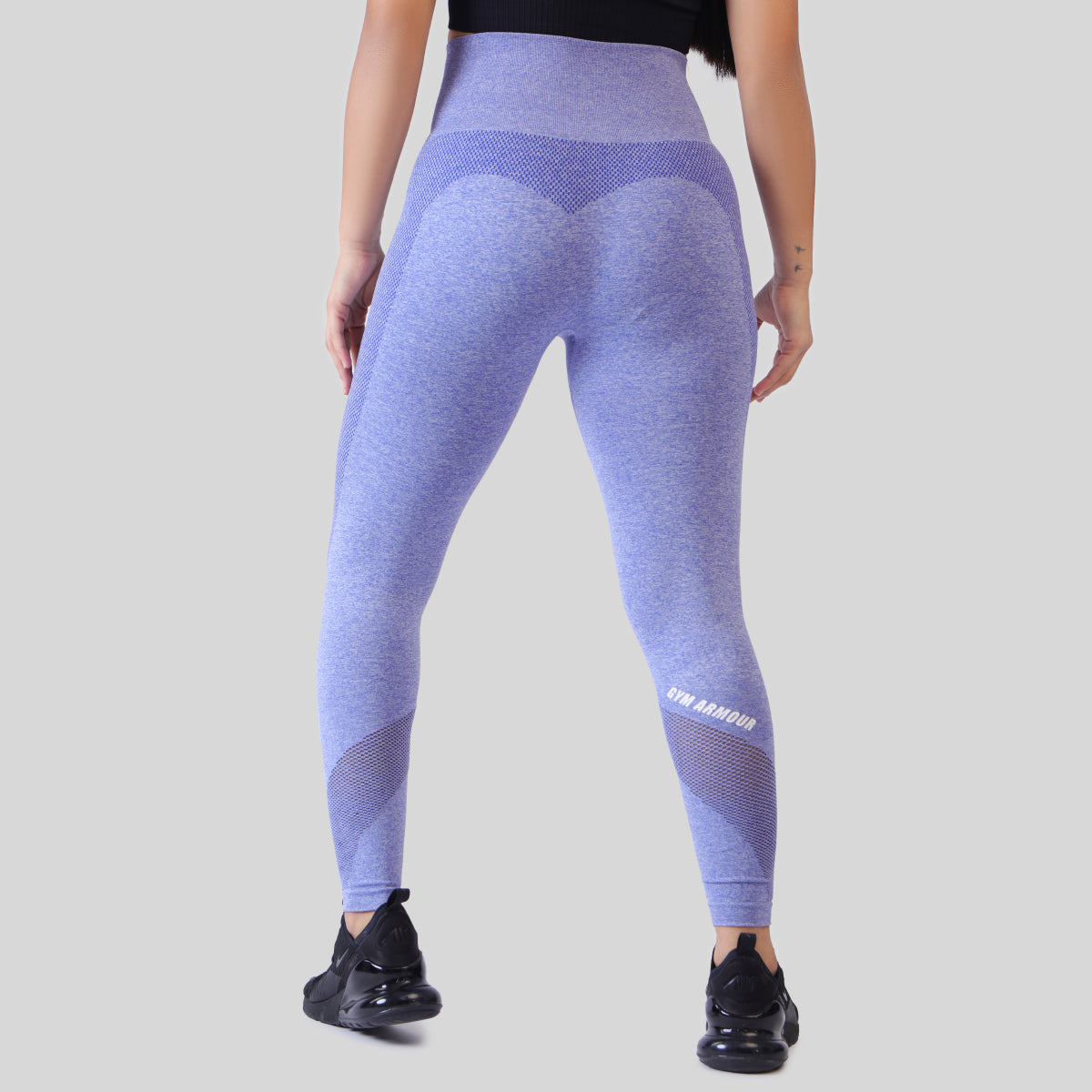 Edge Seamless Leggings (Blue)